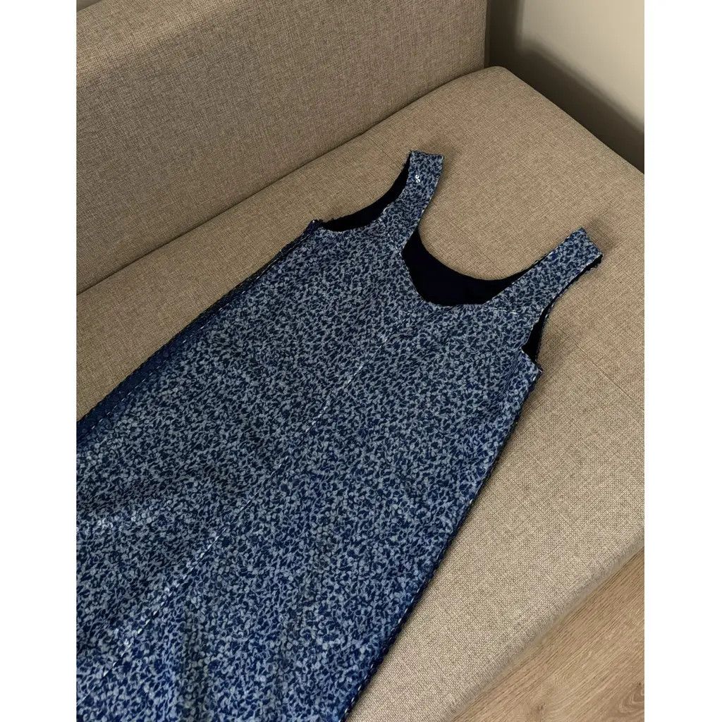 Versace Versace Blue Sequin Sleeveless Mini Dress Size Medium Size M / US 6-8 / IT 42-44 - 5 Thumbnail