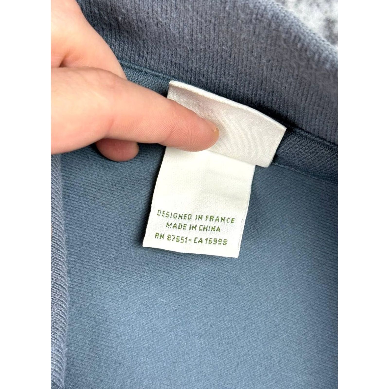 Lacoste VINTAGE Lacoste Track Suit Jacket And Pants Men 2XL Gray Tracksuit Set Logo Pockets Zipper Activewear Size 48R - 5 Thumbnail