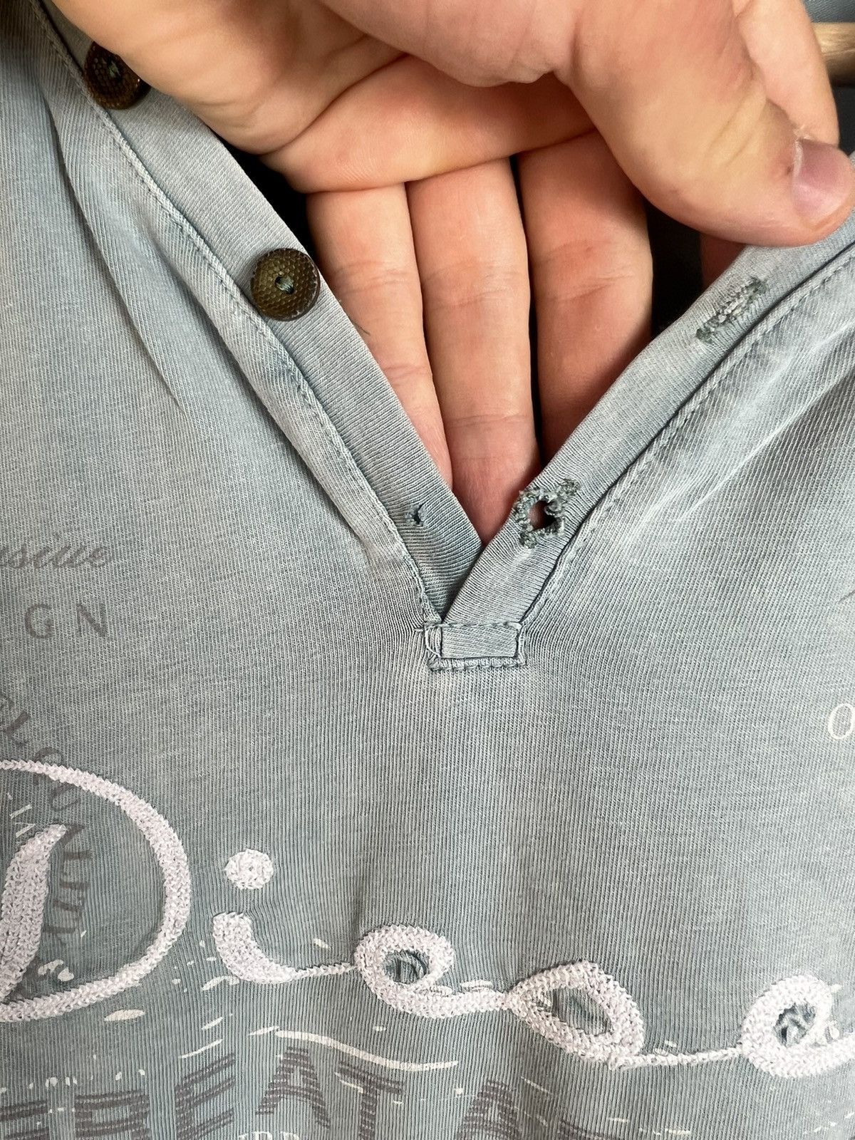 Diesel Vintage Y2K Diesel Big Logo Tee Size US L / EU 52-54 / 3 - 5 Thumbnail