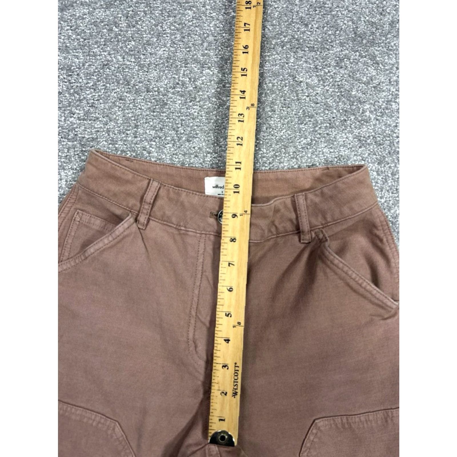 Vintage Wilfred Free Pants Ladies 0 Light Brown Carpenter Utility Trousers Size 25" / US 0 / IT 36 - 5 Thumbnail