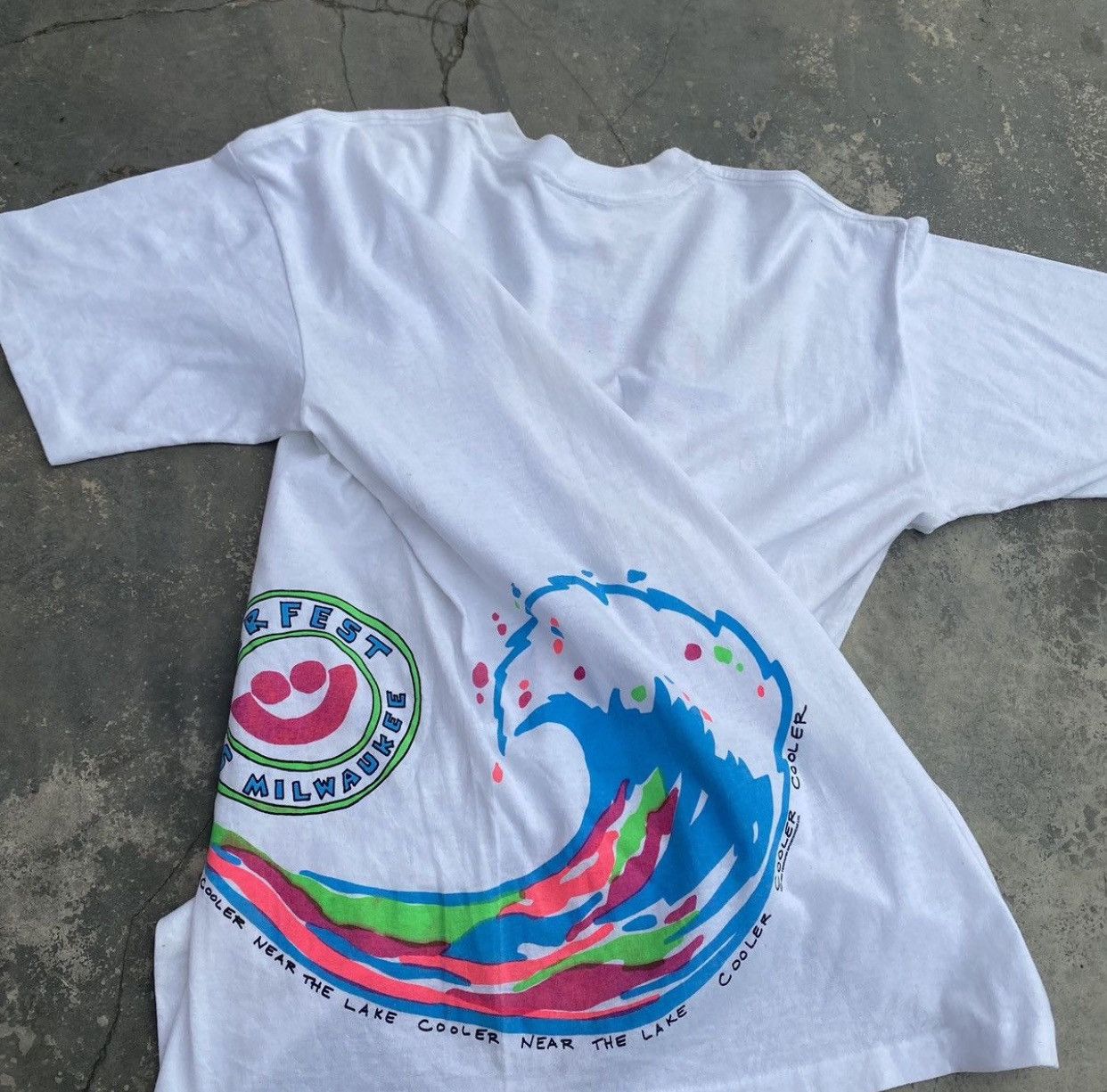 Vintage 1991 Milwaukee Summerfest tee Size US XL / EU 56 / 4 - 3 Thumbnail