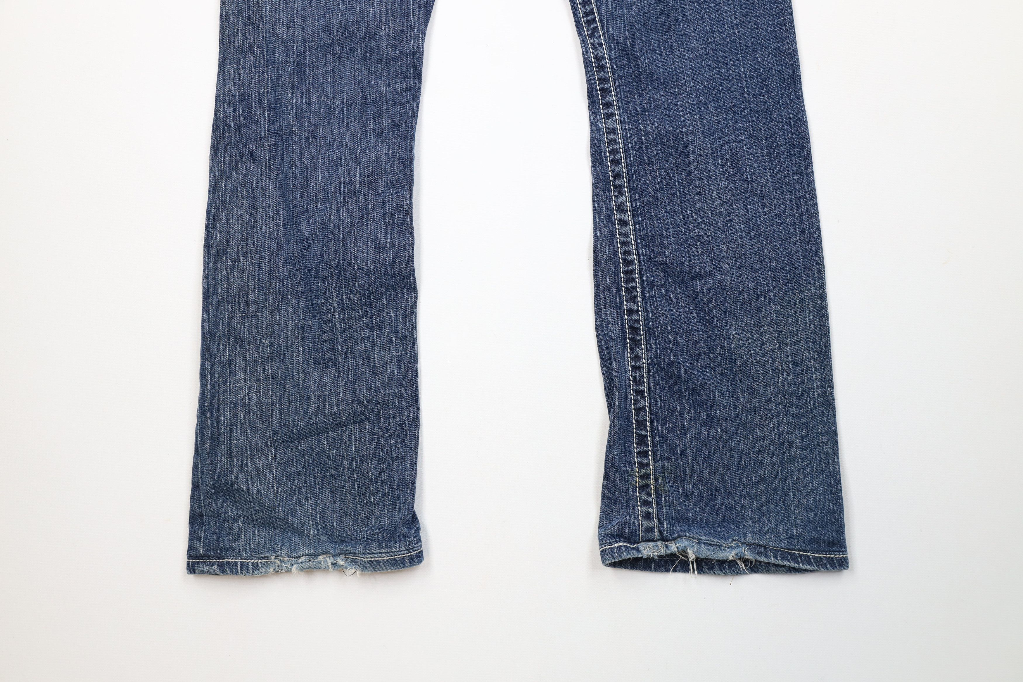 Vintage Buckle BKE Thick Stitch Culture Boot Cut Denim Jeans Blue Size 30" / US 8 / IT 44 - 13 Thumbnail