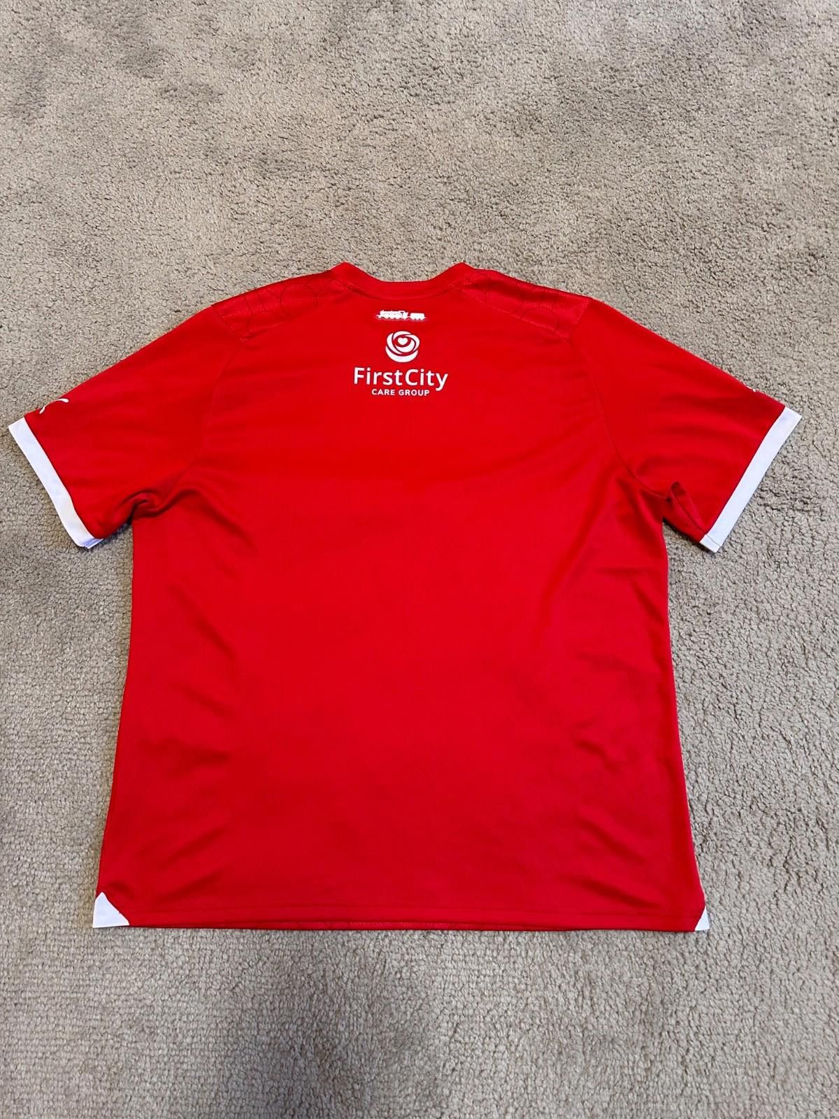 Puma Swindon Town FC 2023/24 Hom Football Shirt Soccer Jersey XXL Size US XXL / EU 58 / 5 - 7 Thumbnail