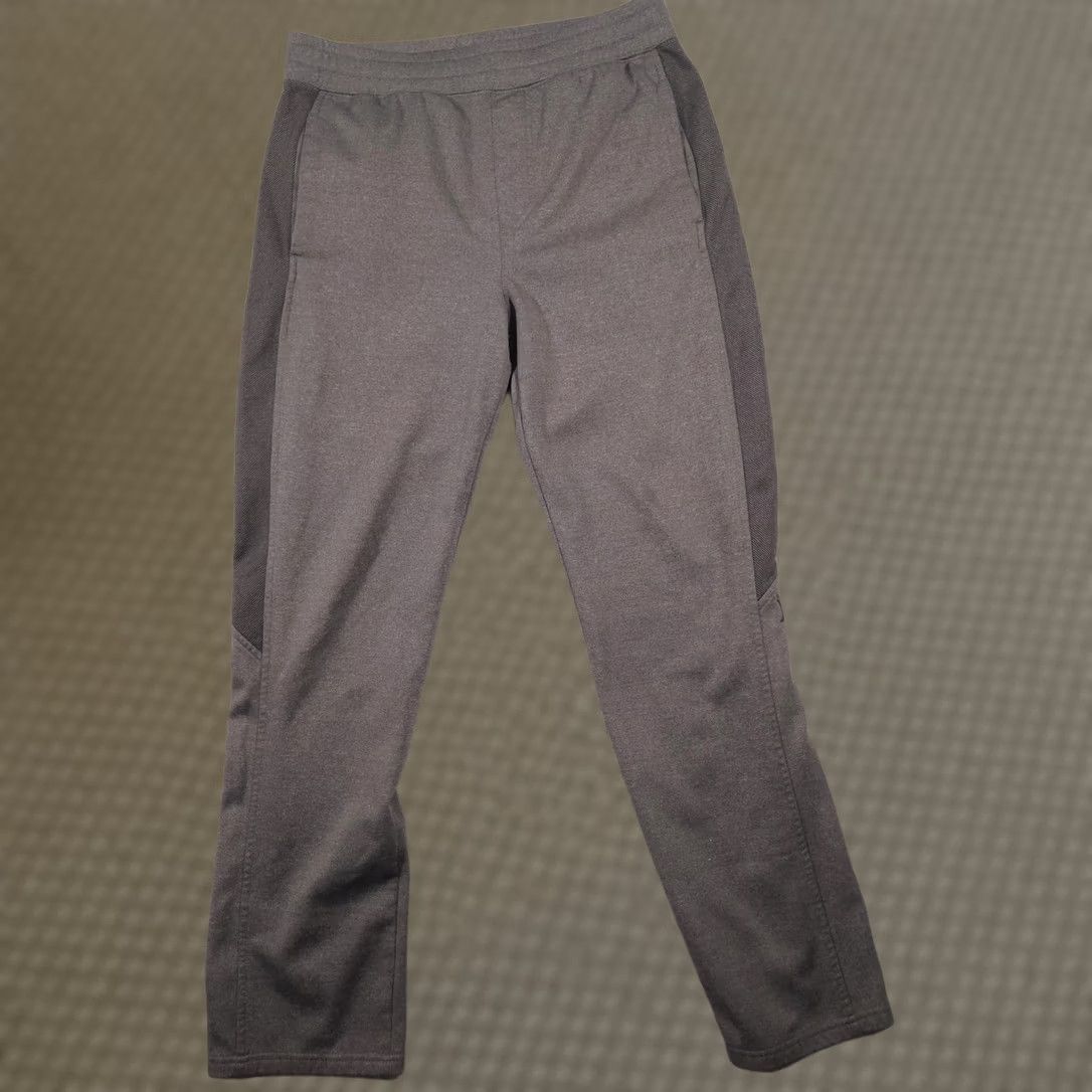 Hurley Hurley Pants Mens S Gray Fleece Joggers Sweatpants Pockets Side Stripe Logo Adjustable Waist Size US 29 - 1 Thumbnail