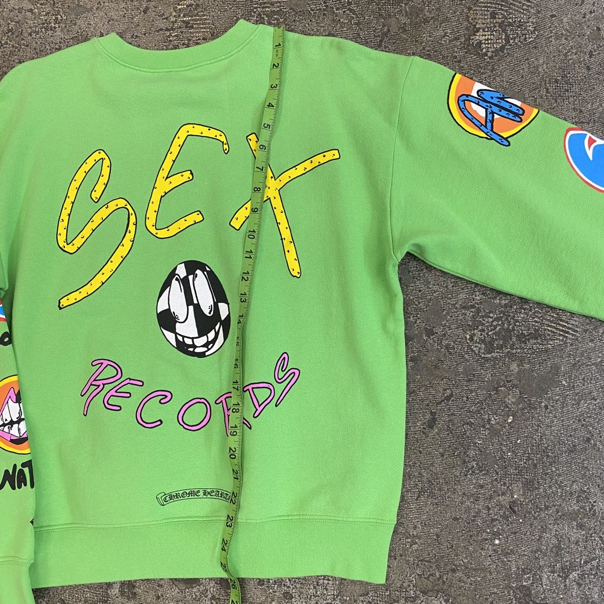 Chrome Hearts × Matty Boy Chrome Hearts Matty Boy Sex Records Crewneck Size US M / EU 48-50 / 2 - 13 Thumbnail