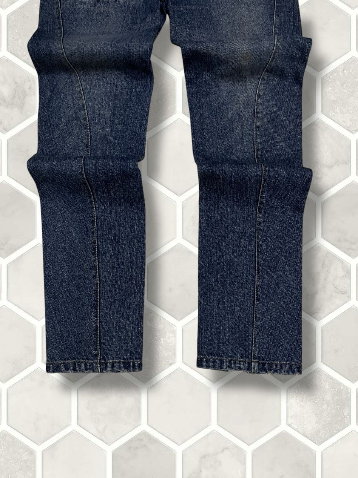 In The Attic Vintage 1990s Japan Designer BitBlue Punk Bikers Denim Size US 29 - 3 Thumbnail