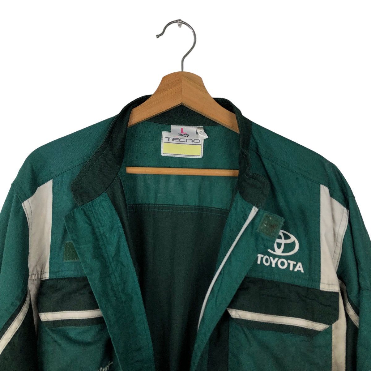 Other 🔥90’s VINTAGE OVERALL TOYOTA TECNO WORK BIG LOGO Size US 34 / EU 50 - 10 Thumbnail