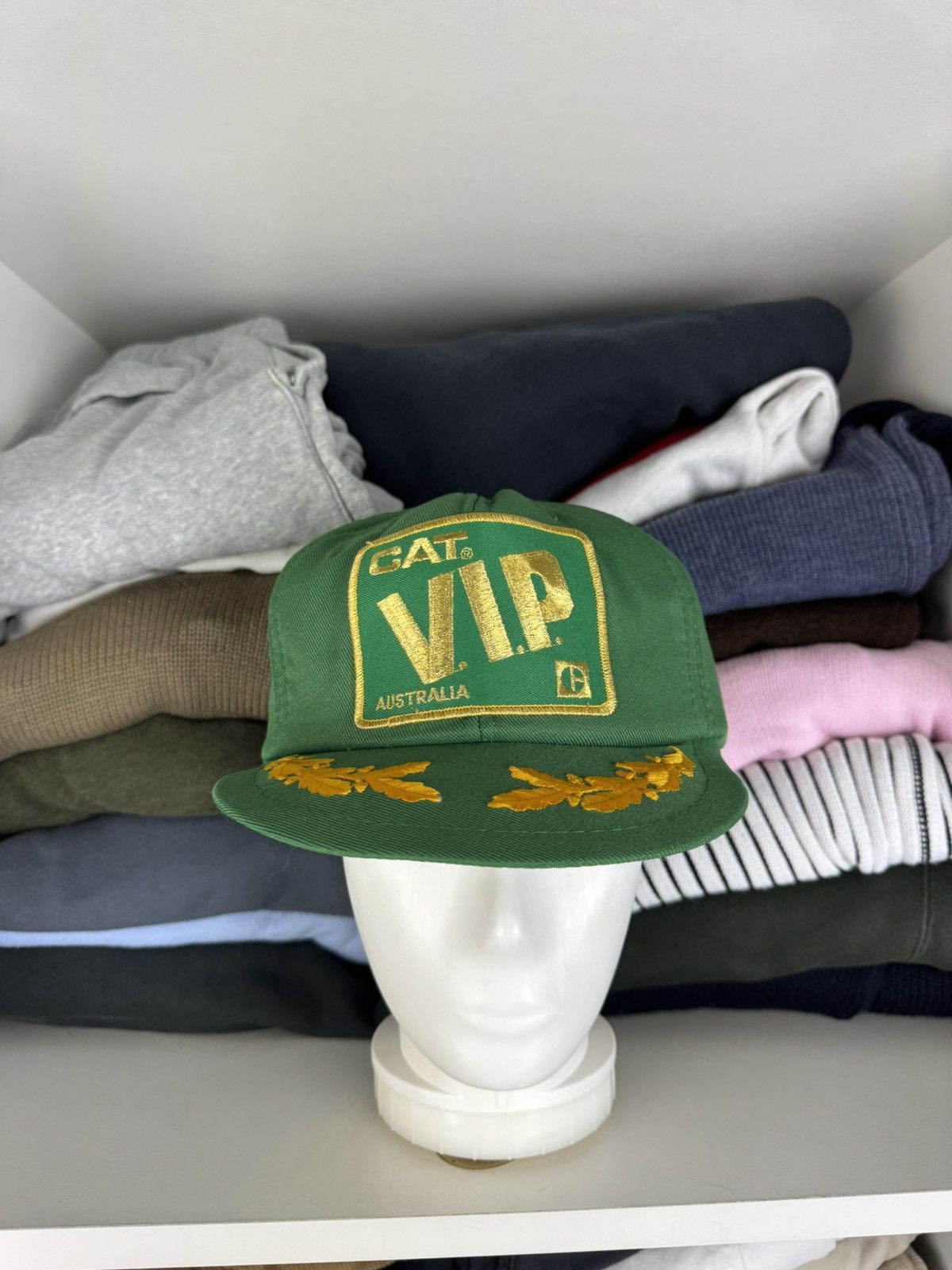 Caterpillar Vtg CAT Caterpillar VIP Australia Stateside Trucker Hat Cap Size ONE SIZE - 1 Thumbnail