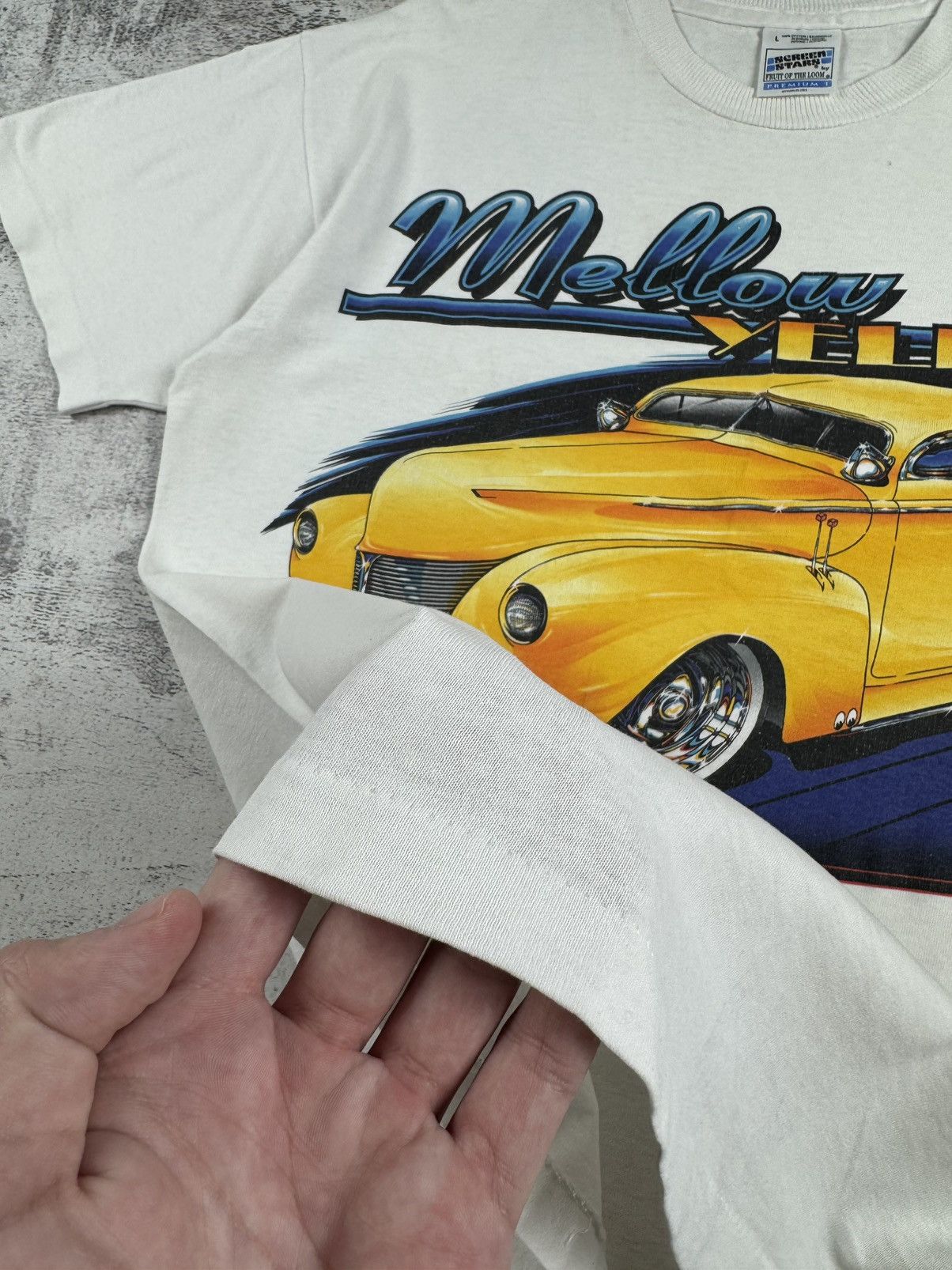 Other Mellow Yellow Honda 1997 Delray Moto Formula 1 T Shirt Tee Size US L / EU 52-54 / 3 - 14 Thumbnail
