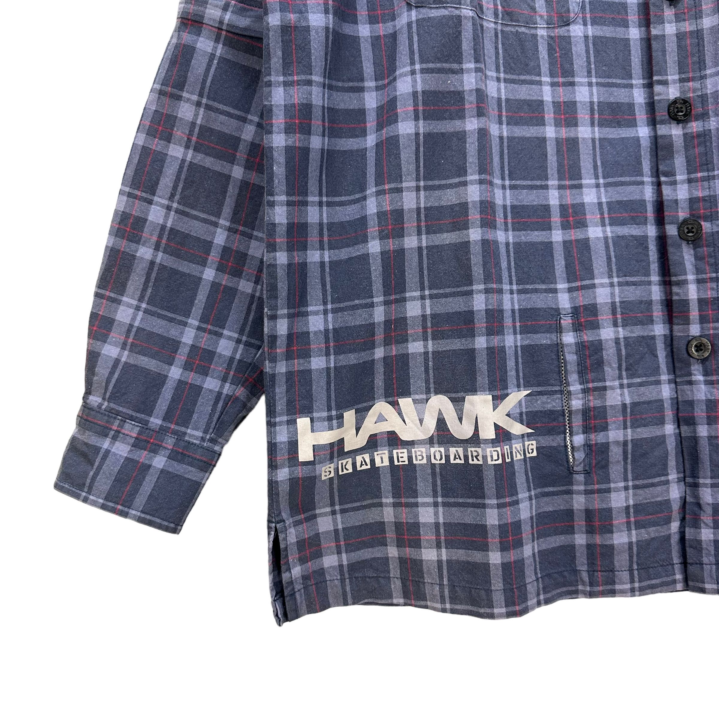 Tony Hawk TONY HAWK SKATE BOARDING CHECKED BUTTON UP SHIRT #8054-198 Size US L / EU 52-54 / 3 - 5 Thumbnail