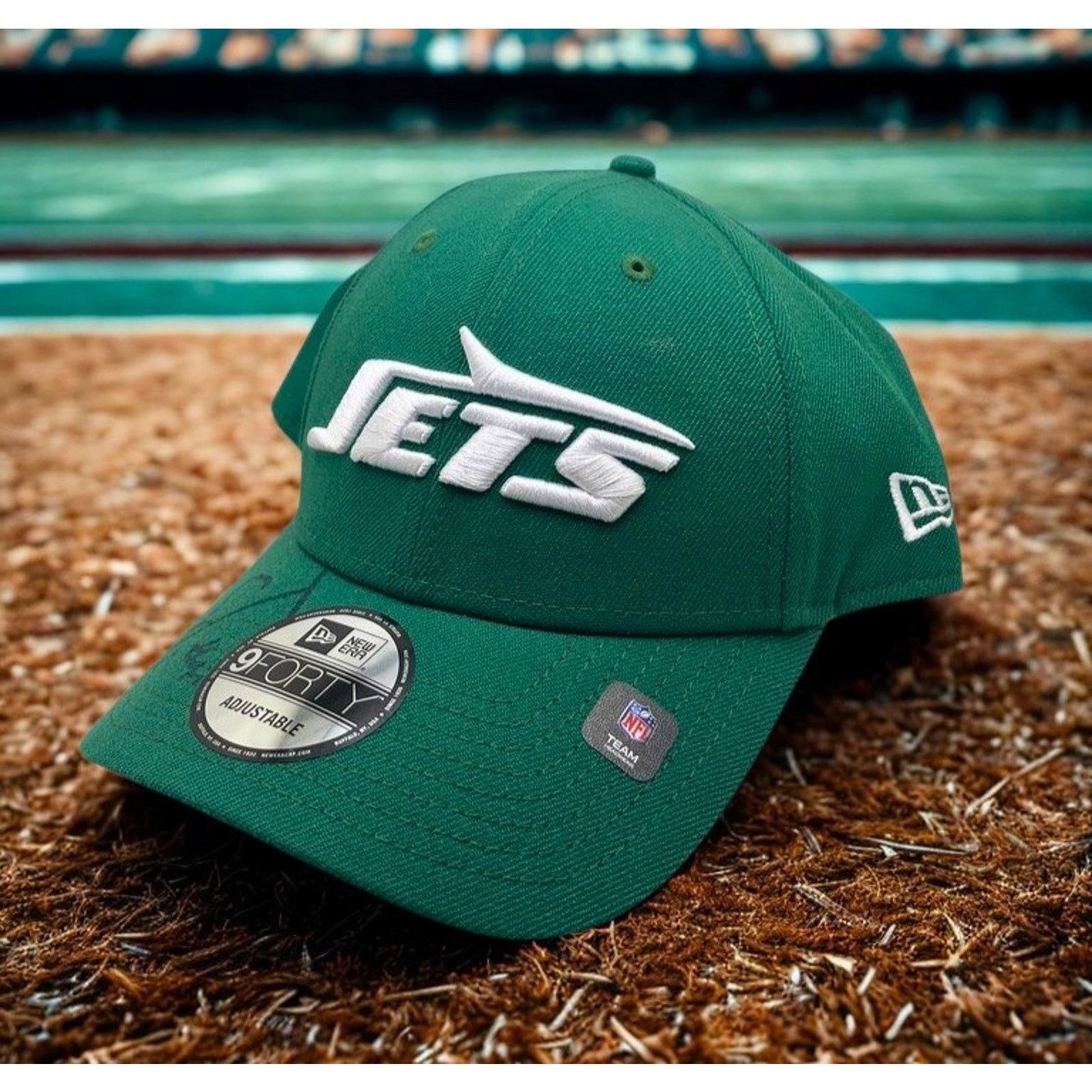 New Era New York Jets Solomon Thomas Signed New Era Strapback Hat Size ONE SIZE - 4 Thumbnail