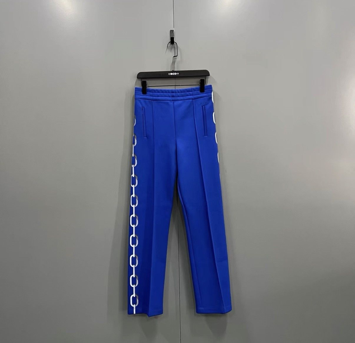 Burberry Burberry Blue Side Chain Print Trousers J41 Size 25" / US 0 / IT 36 - 1 Thumbnail