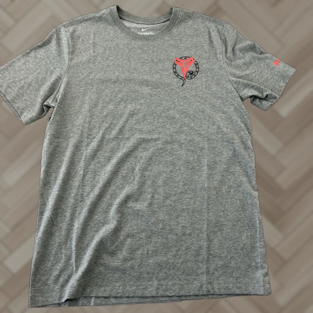 Nike Nike Kobe Bryant Mamba Stockings Short Sleeve T Shirt Mens M Gray Nike Dri-FIT Sports Shirt Size US M / EU 48-50 / 2 - 1 Thumbnail
