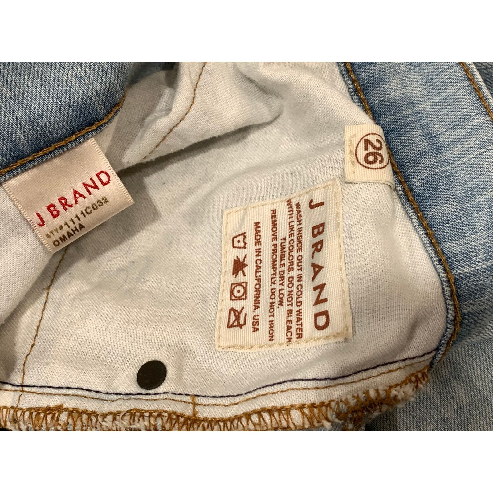 J Brand J Brand KRYS Ankle Cigarette Jeans | Very Light Blue | 26 Size 26" / US 2 / IT 38 - 11 Thumbnail