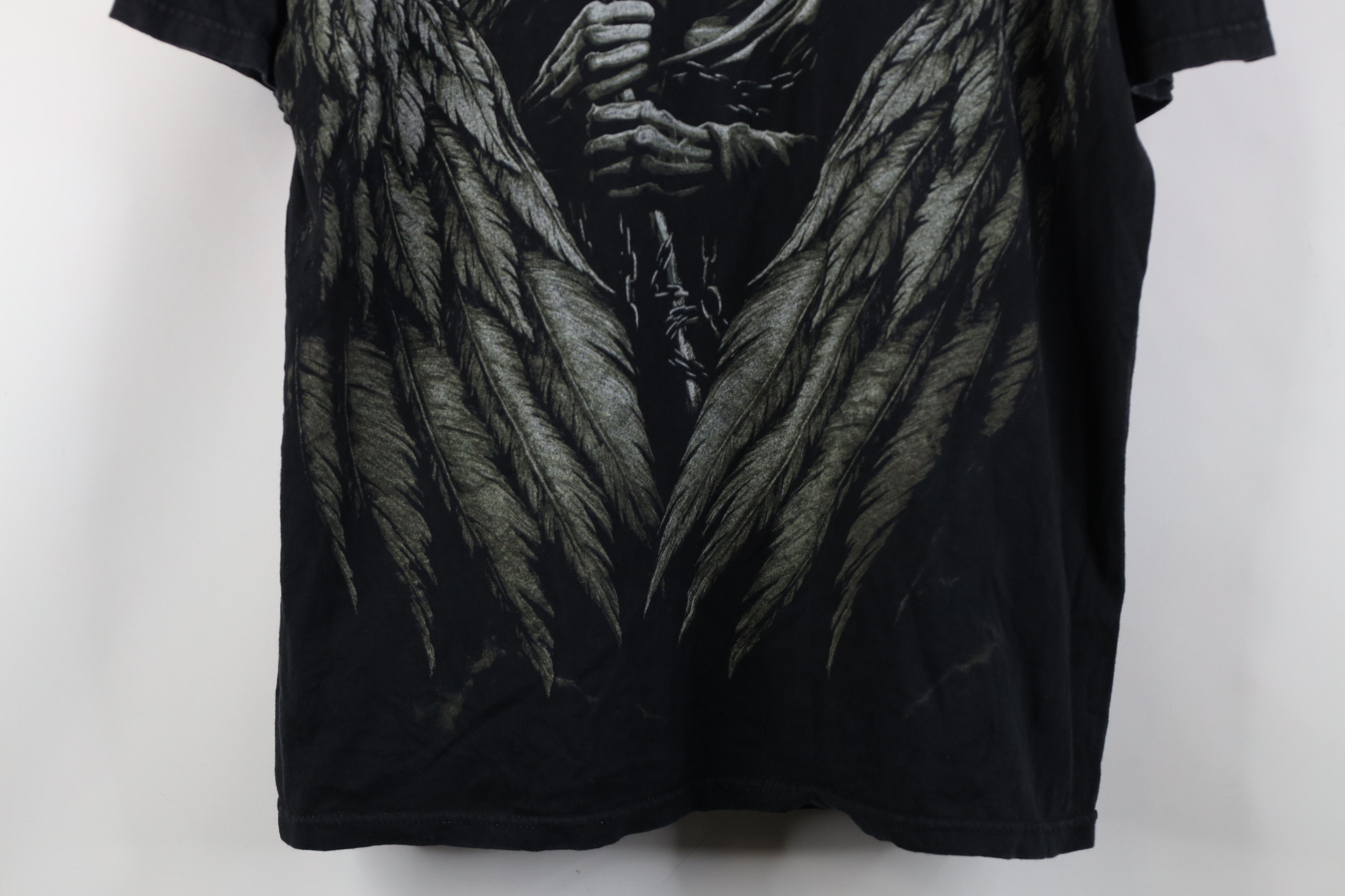 Vintage Vintage Y2K Streetwear Fantasy UFC MMA Grim Reaper T-Shirt Size US L / EU 52-54 / 3 - 3 Thumbnail