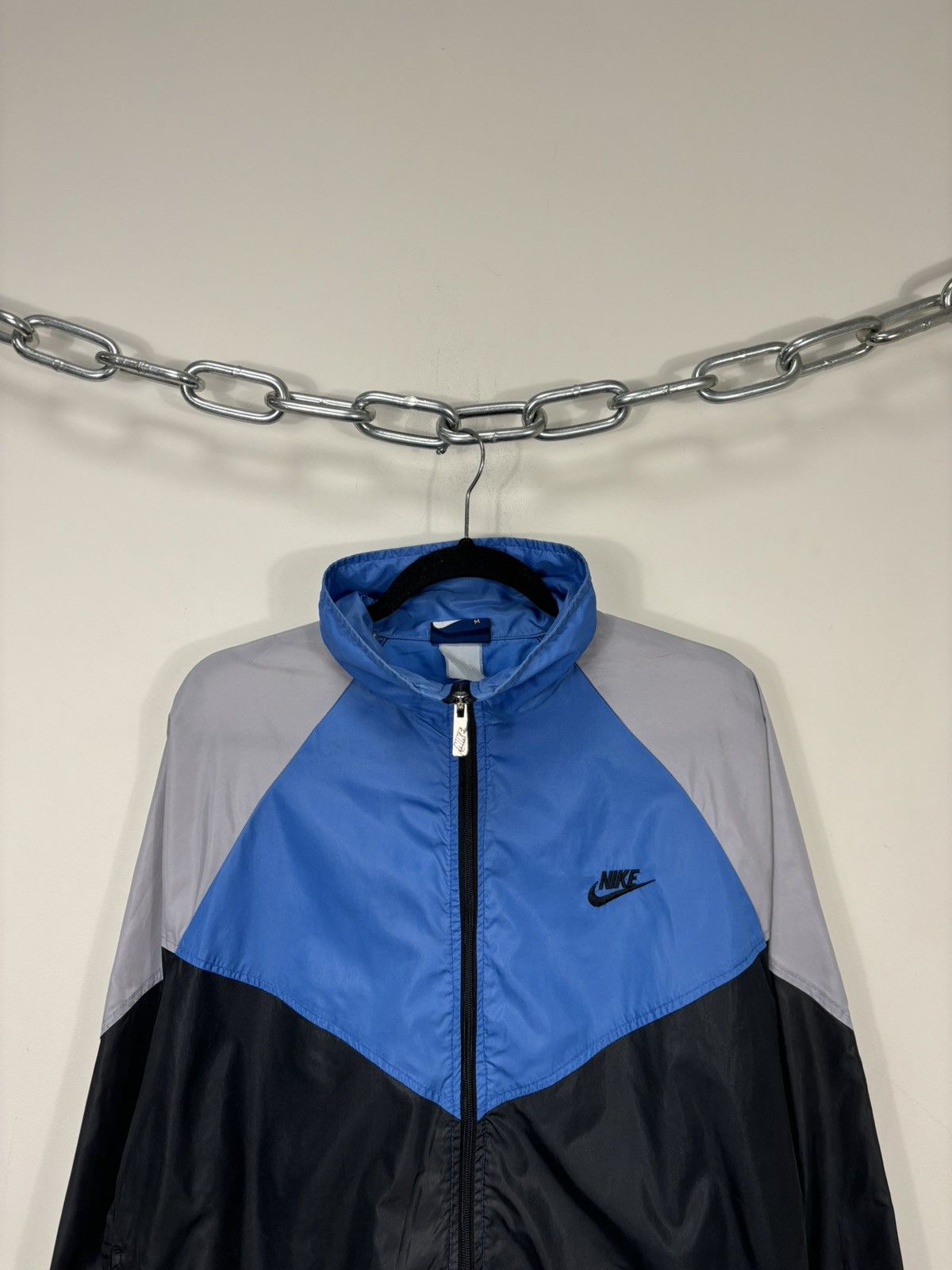 Nike Vintage Nike 80s Retro Hype Full Zip Nylon Track Top Jacket Size US M / EU 48-50 / 2 - 4 Thumbnail