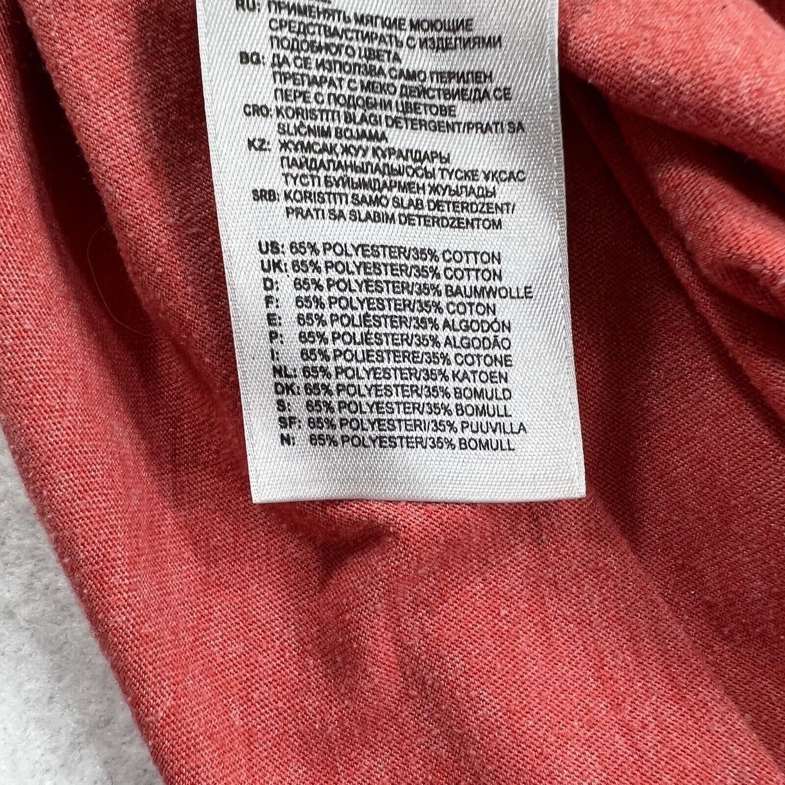 Adidas Adidas Medium Light Red Athletic Lightweight T Shirt Size US M / EU 48-50 / 2 - 12 Thumbnail