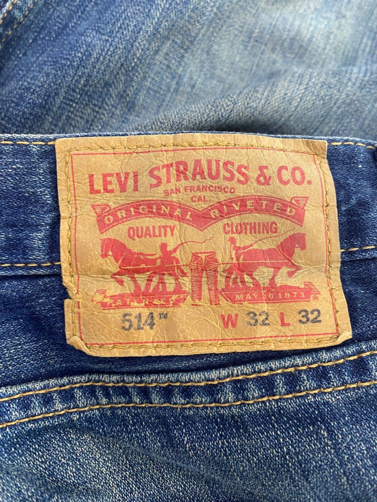 Levi's Vintage Levi’s 514 Faded Wash Style Ripped Jeans Size US 34 / EU 50 - 10 Thumbnail