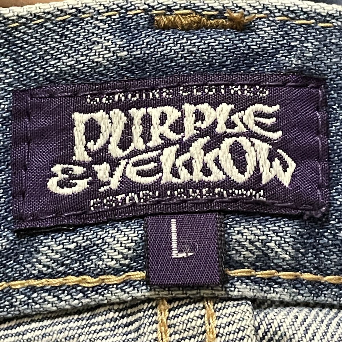 Japanese Brand × Vintage Rare Vintage Japanese Brand Purple & Yellow Jeans 2000s Size US 34 / EU 50 - 10 Thumbnail