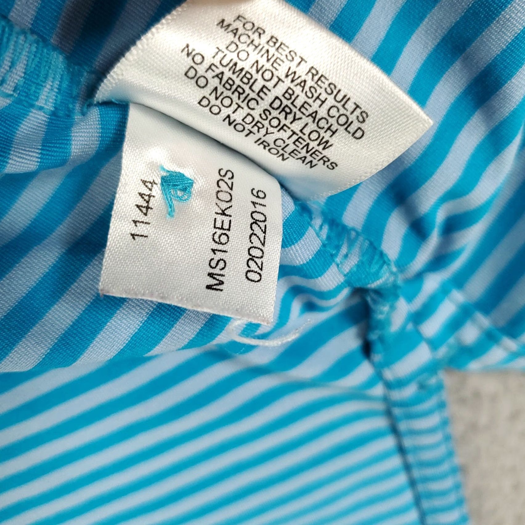 Peter Millar Peter Millar Summer Comfort Shirt Mens XL Blue White Stripe Tech Performance Polo Short Sleeve Golf Size US XL / EU 56 / 4 - 7 Thumbnail