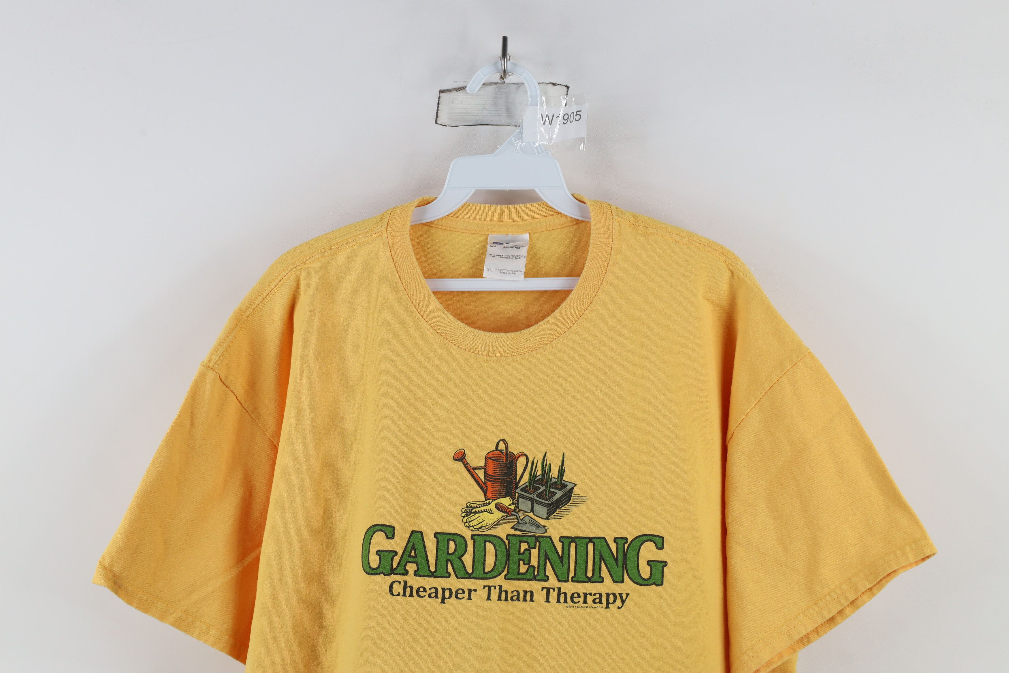 Vintage Vintage Y2K Streetwear Gardening Cheaper Therapy T-Shirt Size XL / US 12-14 / IT 48-50 - 2 Thumbnail