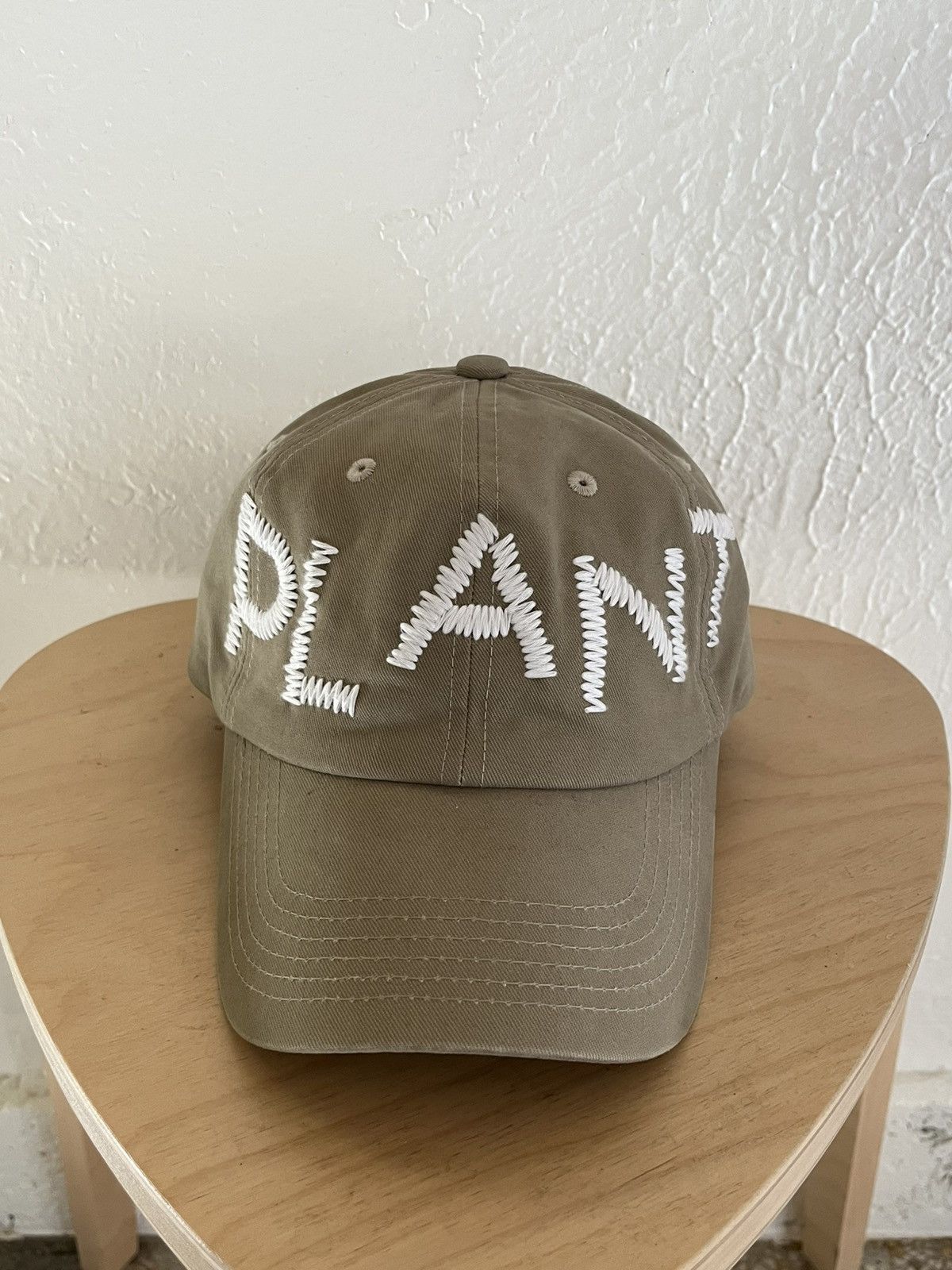 Cactus Plant Flea Market CPFM “PLANT” Stitch Cap (Grey/Beige) Size ONE SIZE - 1 Thumbnail