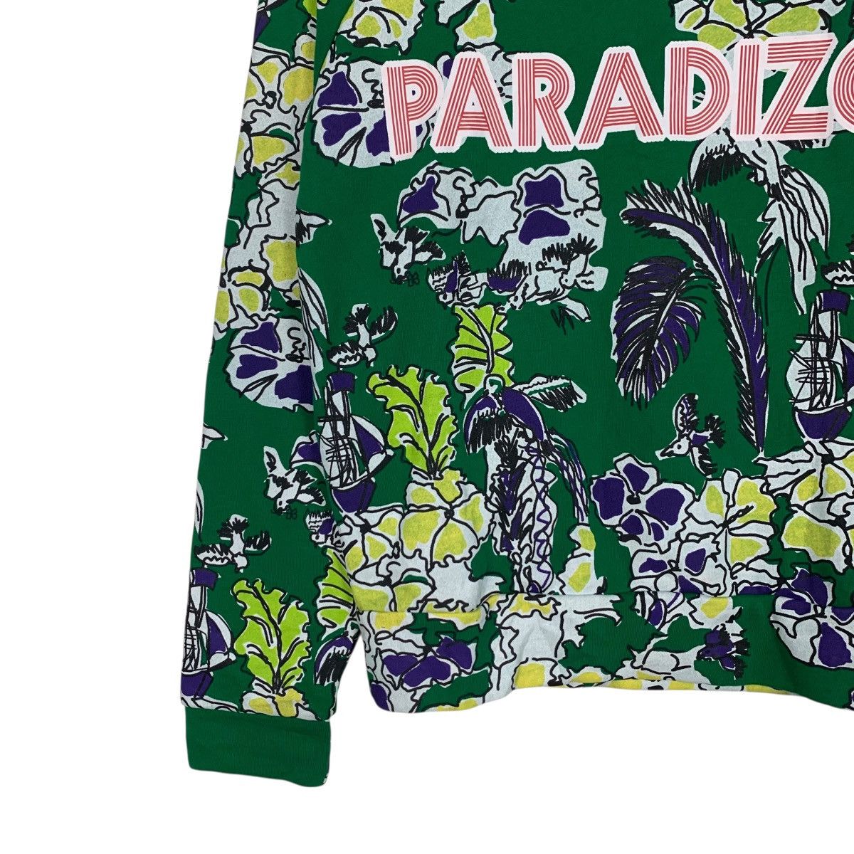 Japanese Brand SLY PARADIZO Art Fullprint Crewneck Sweatshirt #3622-C166 Size S / US 4 / IT 40 - 6 Thumbnail