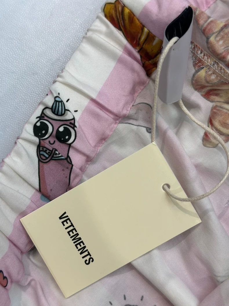 Vetements Vetements SizeS 2019AW Pajama Breakfast Show Pants Pink Size US 30 / EU 46 - 4 Thumbnail