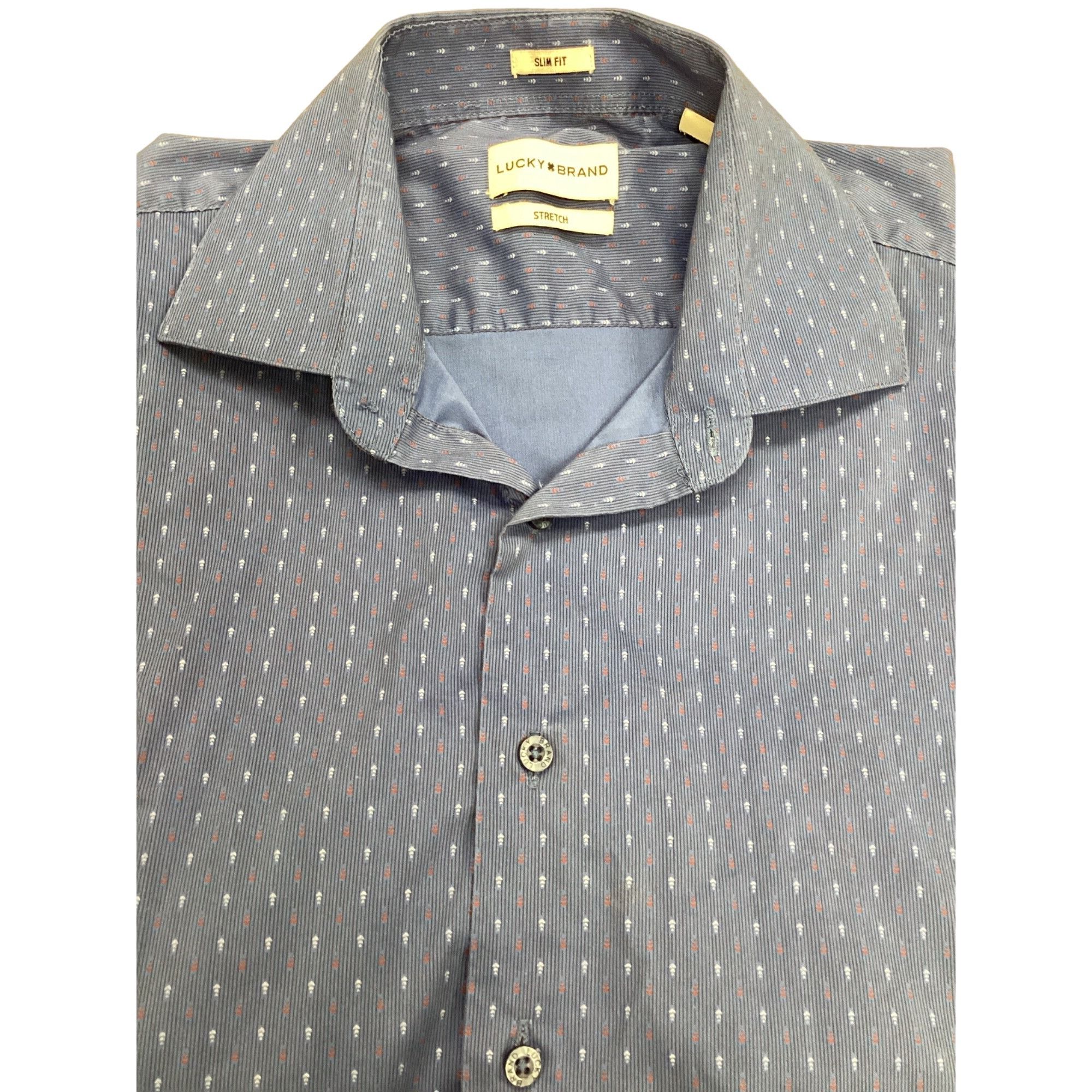 Lucky Brand Lucky Brand Stretch Slim fit Med Button up short sleeve SKU Size US M / EU 48-50 / 2 - 4 Thumbnail
