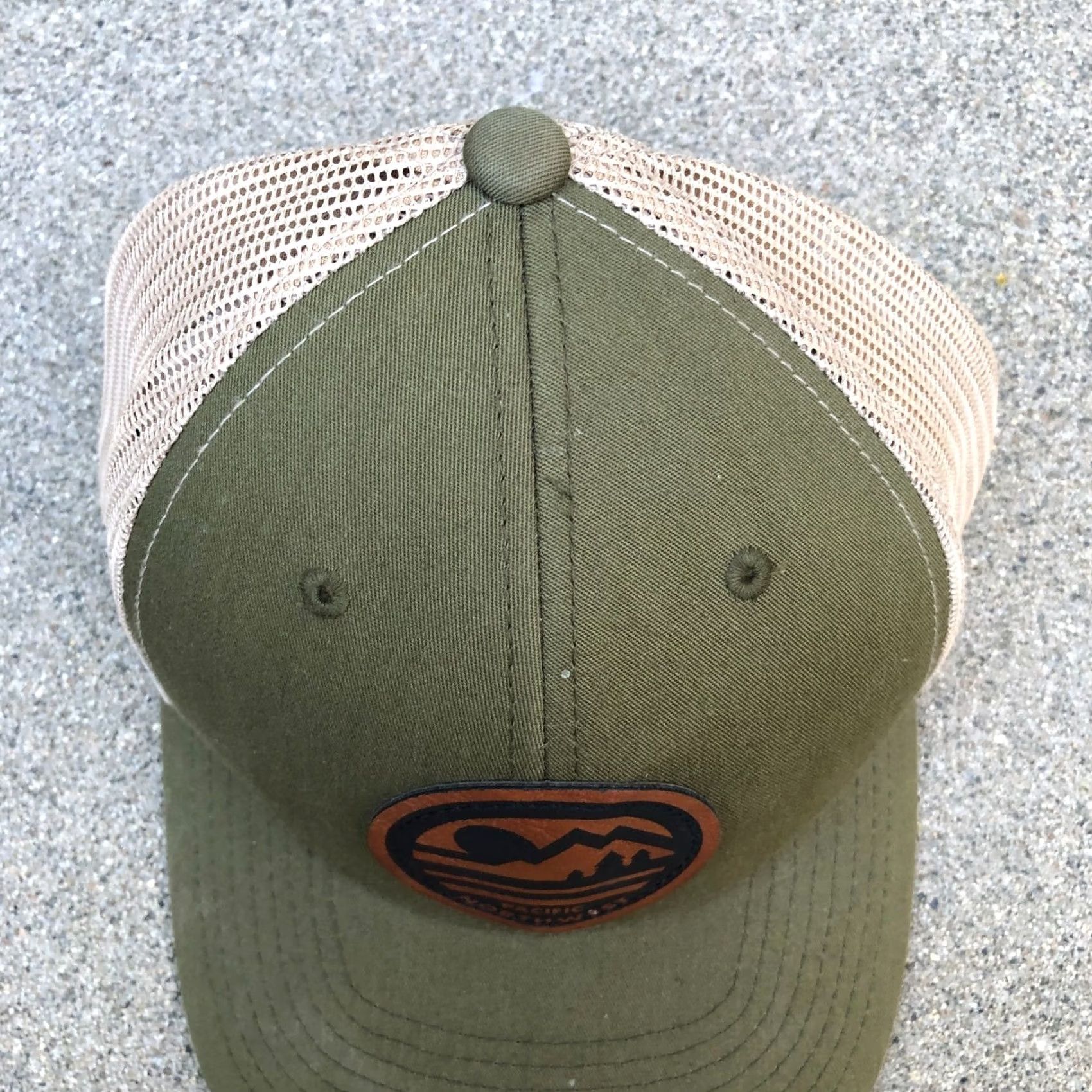 THE GREAT THE GREAT PNW Pacific Northwest Trucker Hat Snapback Hat Men's Green Adjustable Hat Size ONE SIZE - 3 Thumbnail