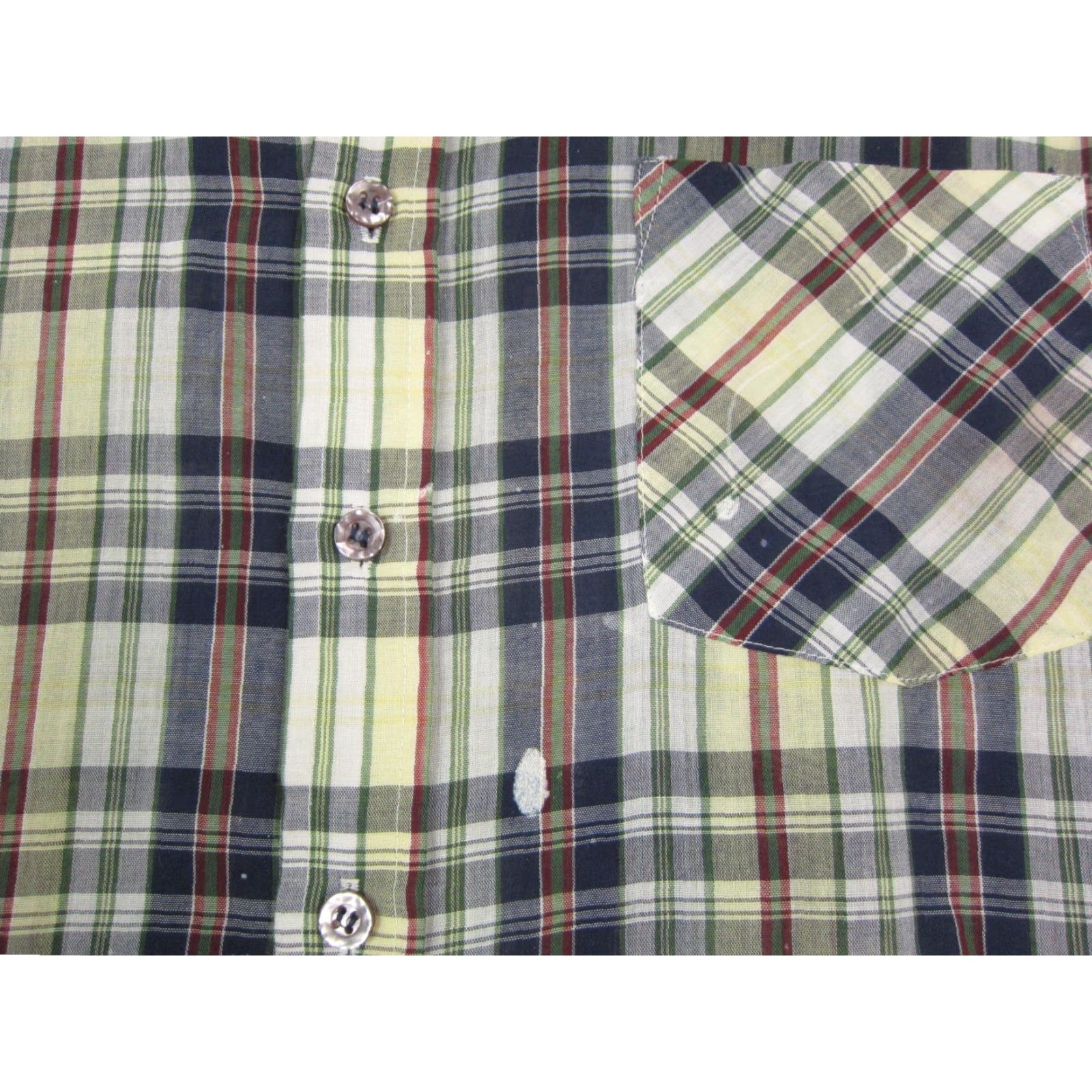 Sears Sears Shirt XL Mens Blue Plaid Vintage Button-Up 60s 70s Classic Casual Short Sleeve Vintage Sears Shirt XL Mens Blue Plaid 60s 70s Size US XL / EU 56 / 4 - 4 Thumbnail