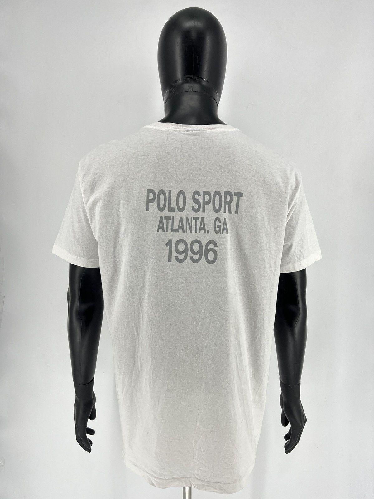 Polo Ralph Lauren × Ralph Lauren × Ralph Lauren Sport Vintage Polo Sport Ralph Lauren USA Flag Shirt atlanta 1996 Size US M / EU 48-50 / 2 - 9 Thumbnail