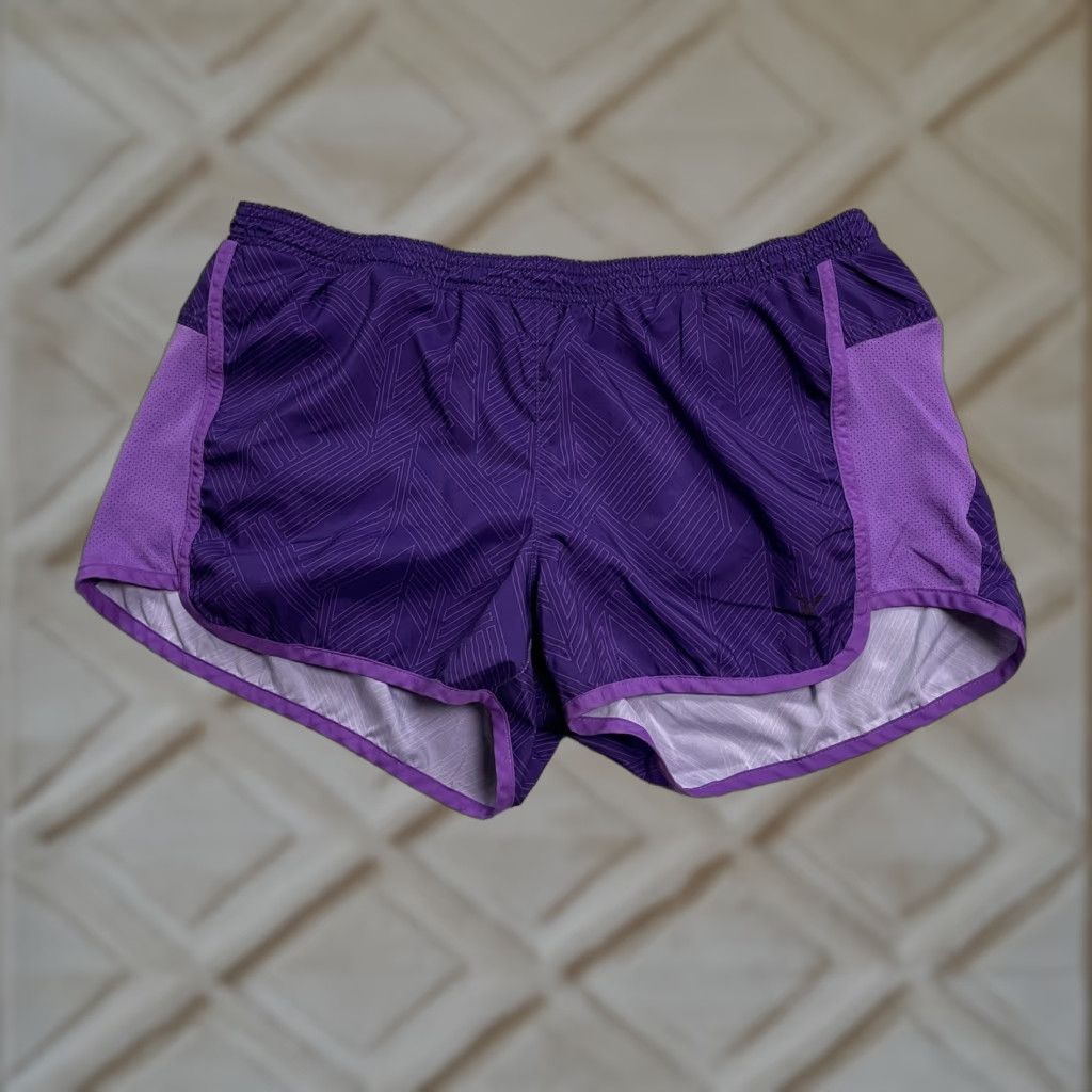 Old Navy VINTAGE Old Navy Active Shorts Womens Large Purple Elastic Drawstring Gym Athletic 32x3 Size 36" / US 14 / IT 50 - 1 Thumbnail
