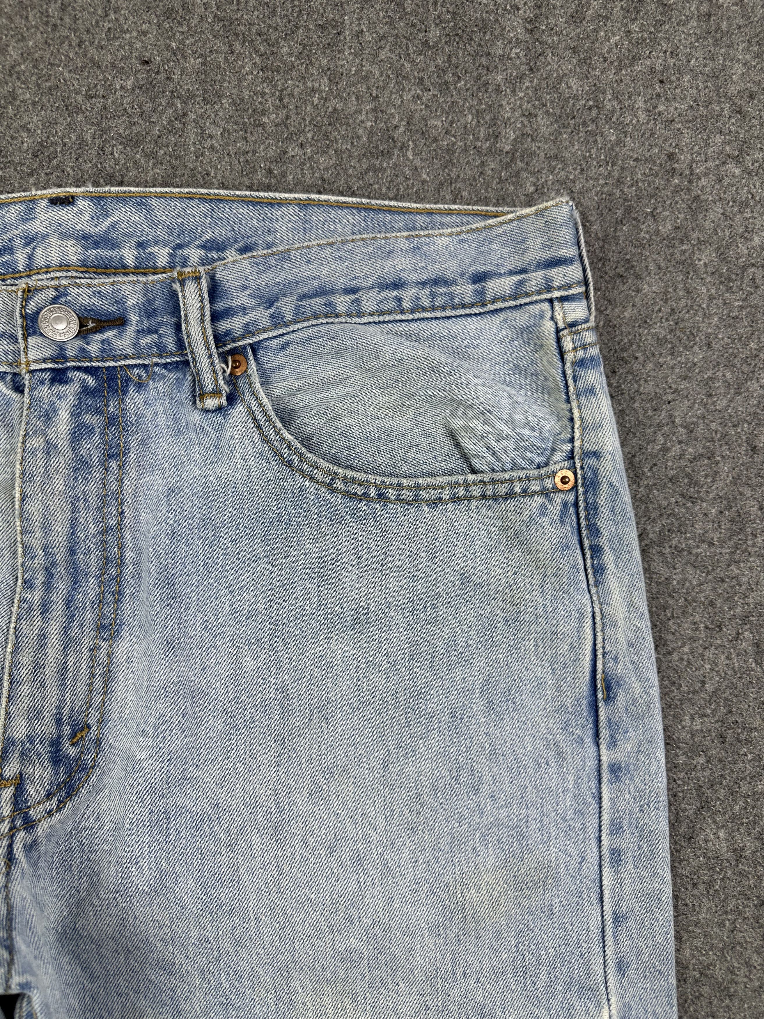Levi's Vintage Levis 505 Faded Blue Jeans S0049 Size US 37 - 9 Thumbnail