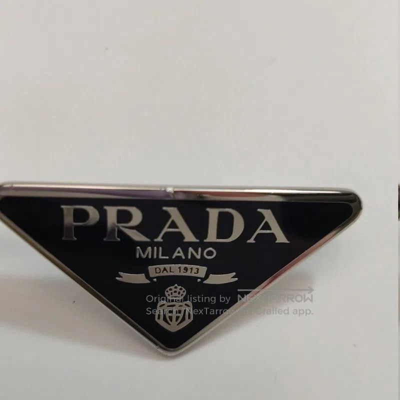 Prada Prada Logo Hair Clip with Triangle Design. Size ONE SIZE - 5 Thumbnail