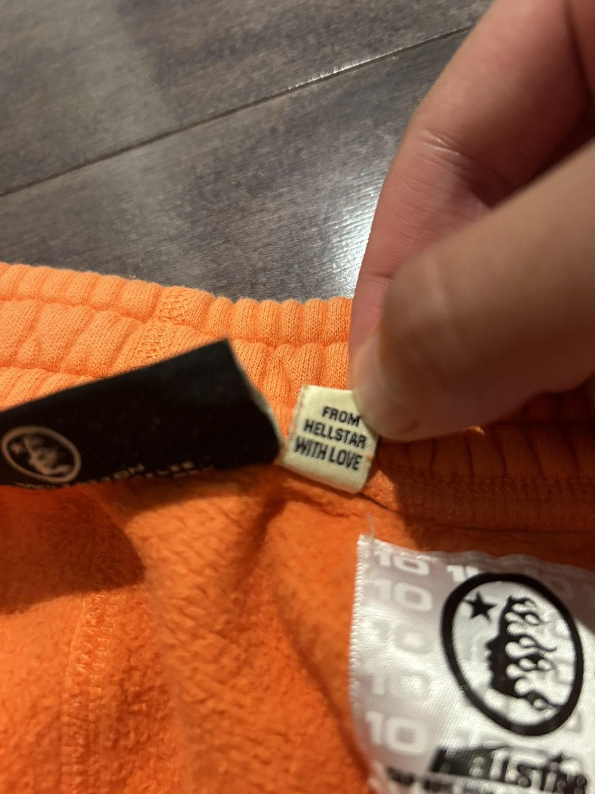 HELLSTAR *RARE HELLSTAR orange flame sweatpants cuffed Size US 36 / EU 52 - 6 Thumbnail