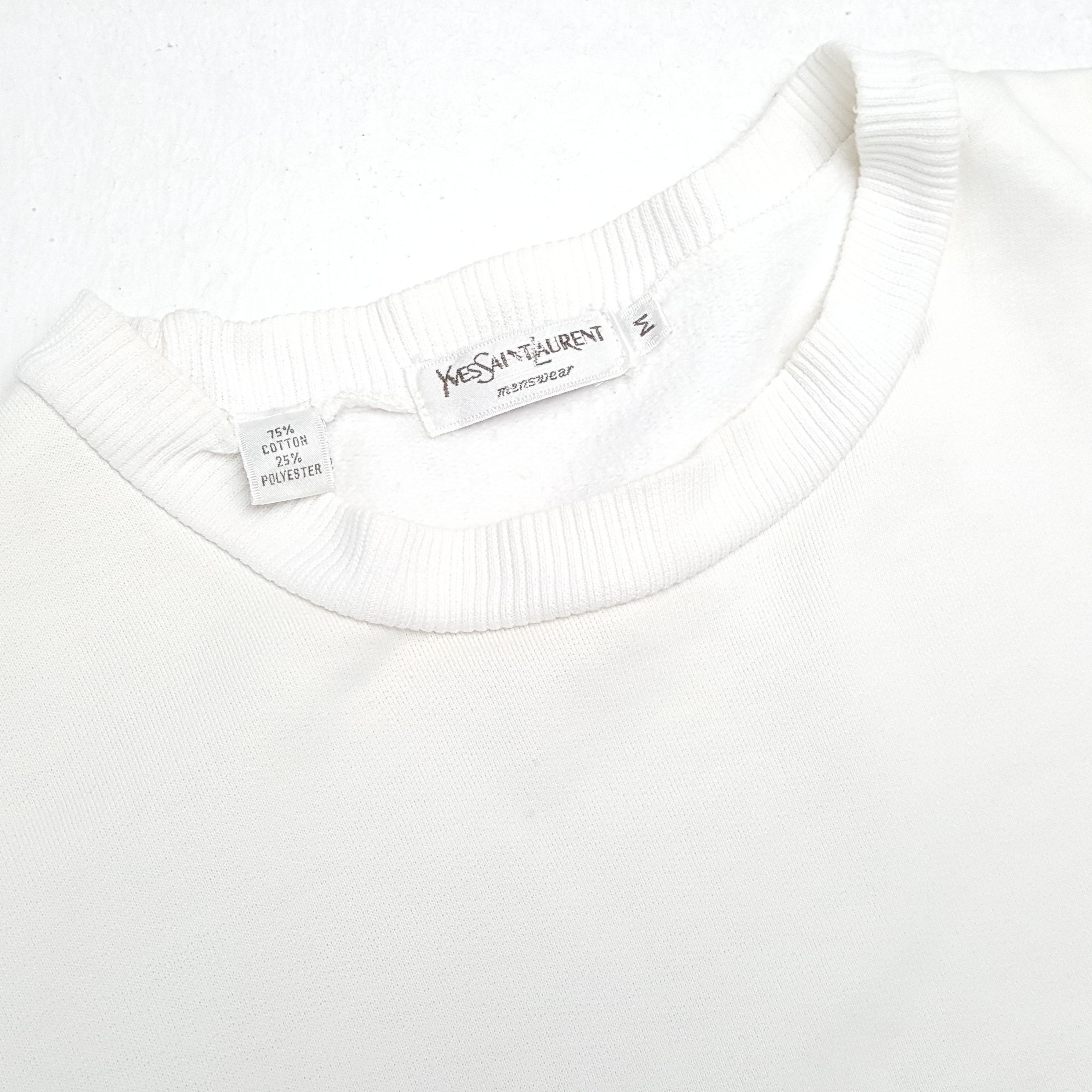 Vintage × Yves Saint Laurent YVES SAINT LAURENT Fashion Brand Small Logo Sweatshirt Size US M / EU 48-50 / 2 - 8 Thumbnail