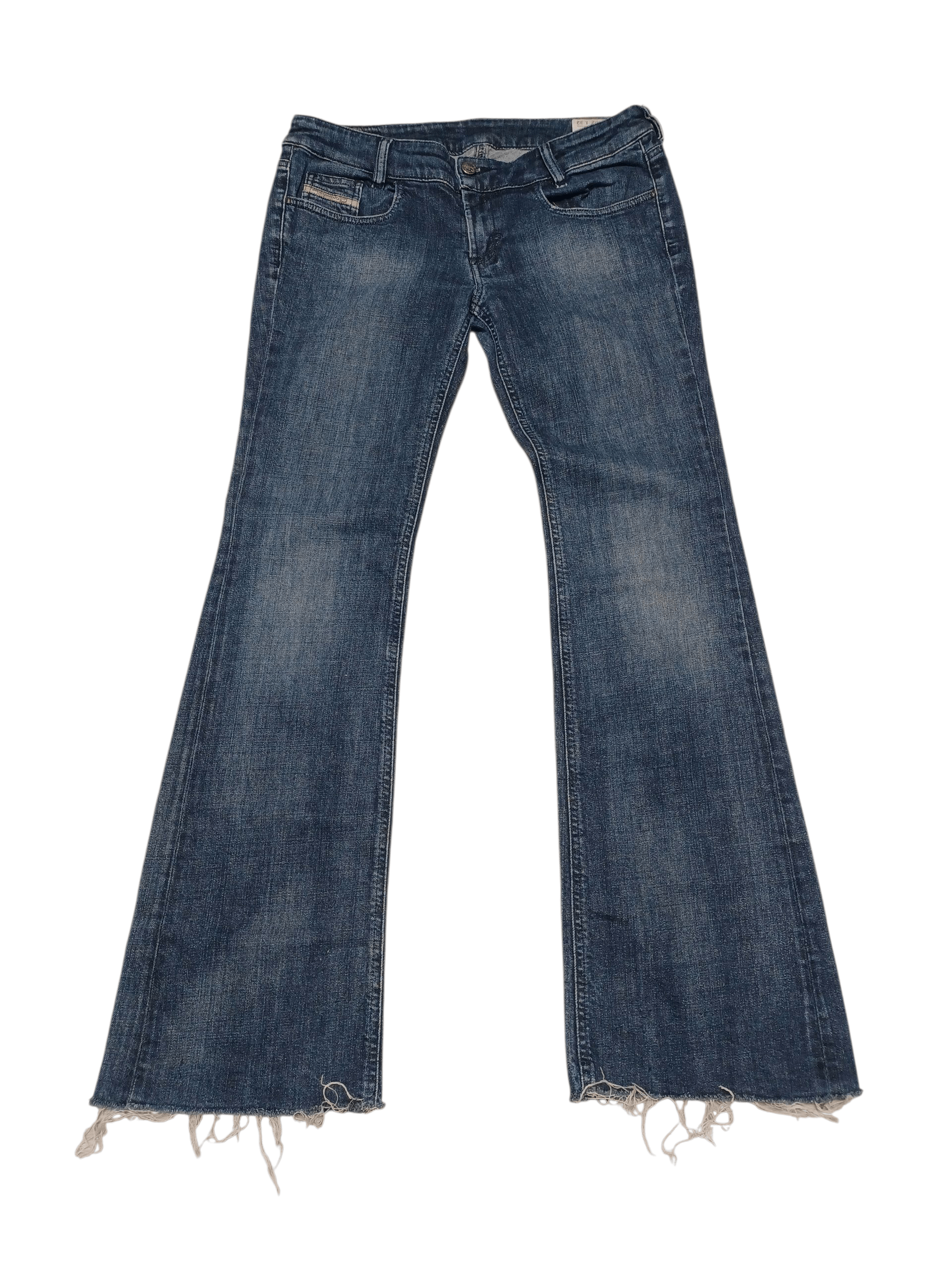 Diesel DIESEL VINTAGE LADY`S BOOTCUT FLARED AVANT GARDE JEANS DENIM Size 32" / US 10 / IT 46 - 1 Thumbnail