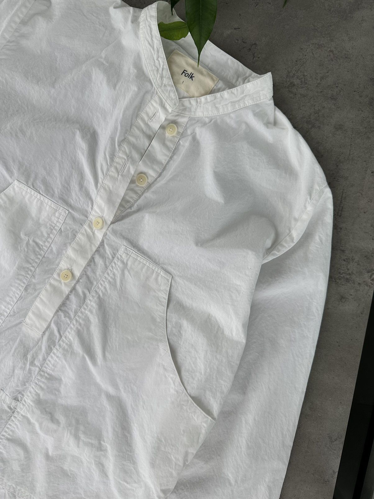 Folk Folk White Shirt Long Sleeve Size S / US 4 / IT 40 - 4 Thumbnail