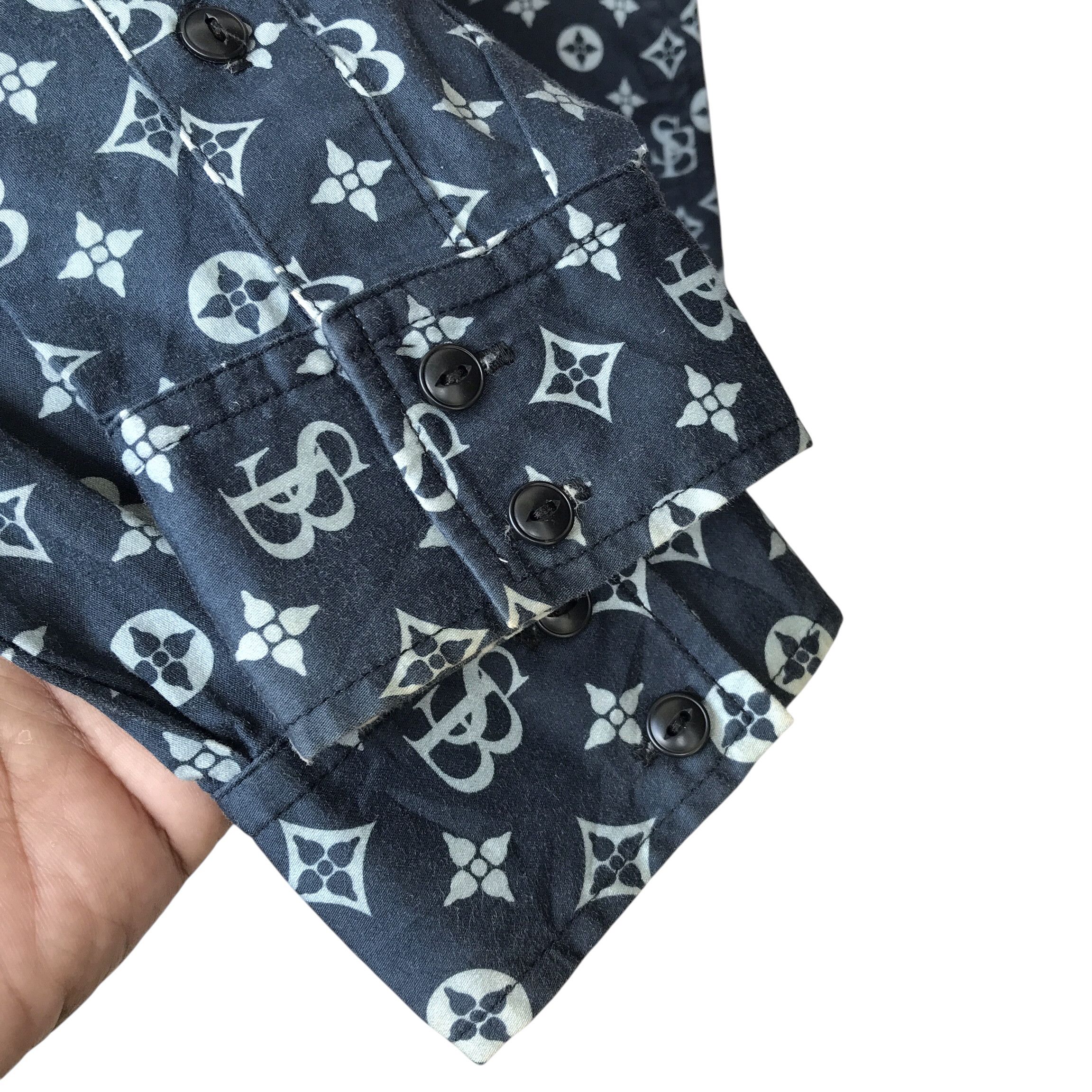 Japanese Brand Subciety Japan Full Print Monogram Casual Shirt Size US M / EU 48-50 / 2 - 7 Thumbnail