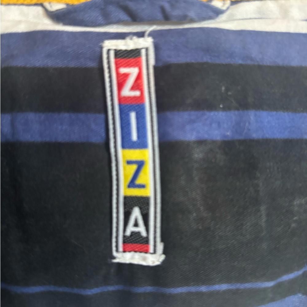 Designer Ziza stripped red blue white button down shirt Size US XL / EU 56 / 4 - 2 Thumbnail