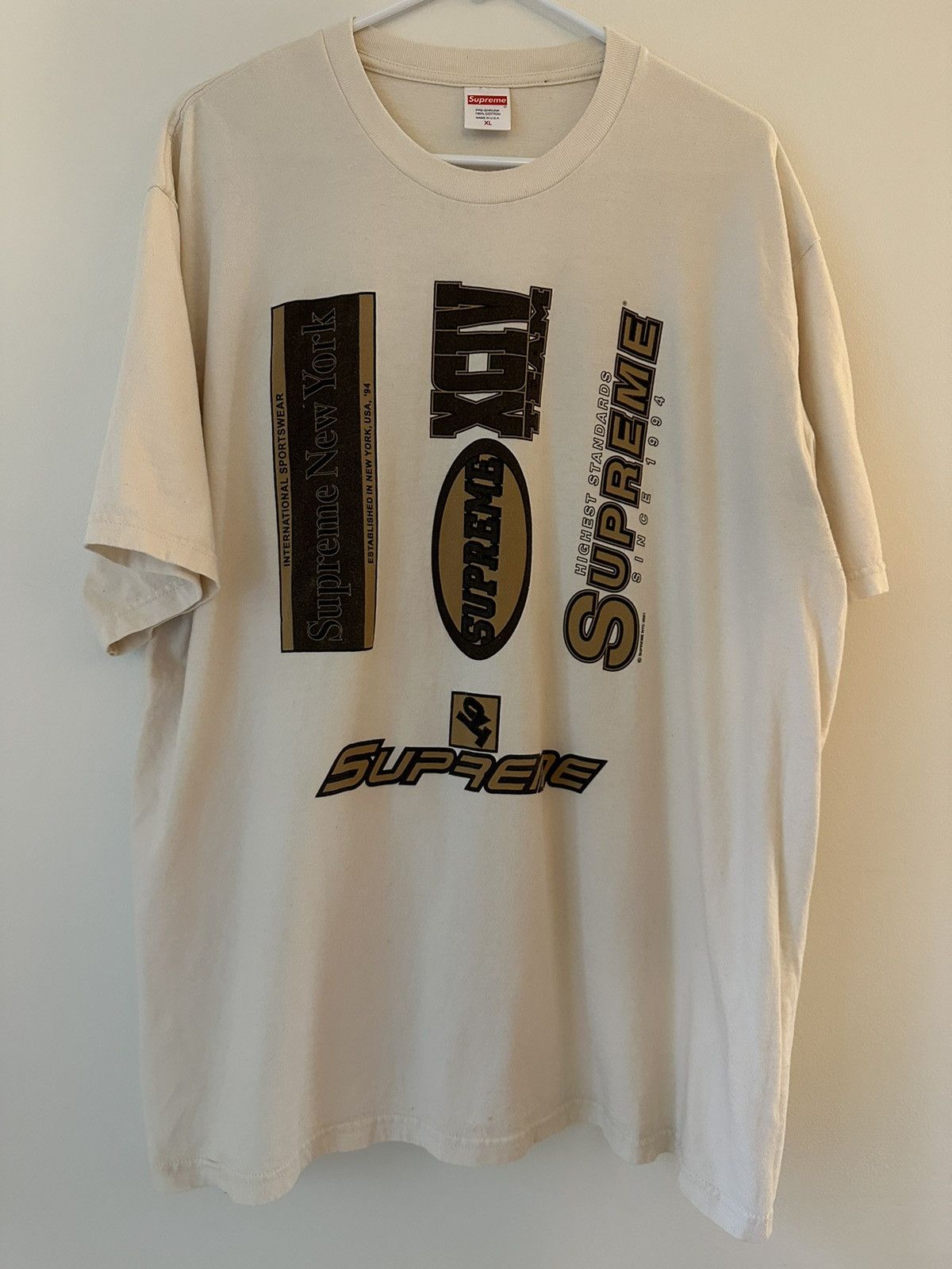 Supreme Supreme Multi Logos Tee Size US XL / EU 56 / 4 - 1 Thumbnail