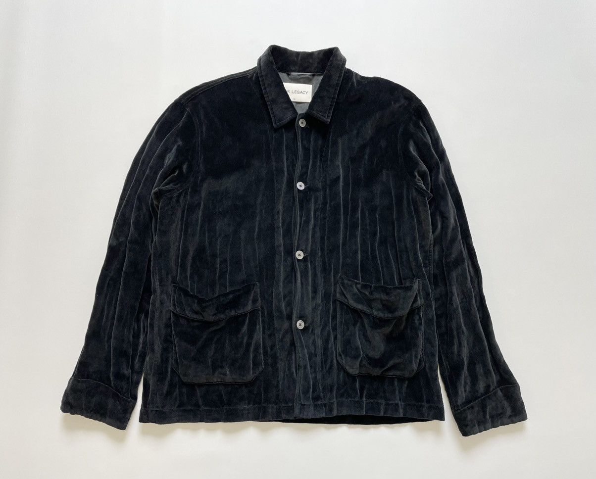 Our Legacy ‘Metal’ Black Velvet Box Jacket Size US M / EU 48-50 / 2 - 14 Thumbnail