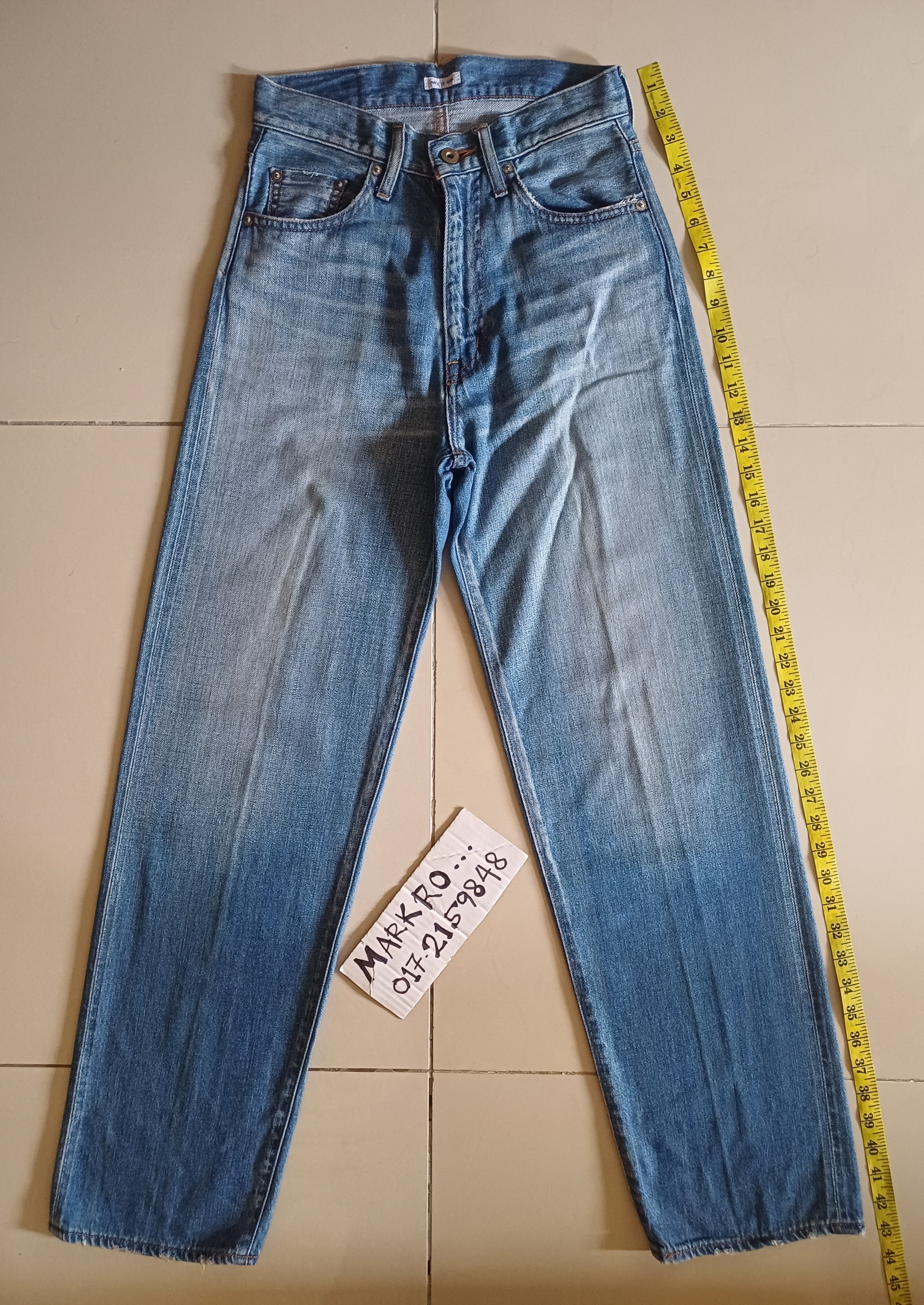 image of Hysteric Glamour Awesome Baggy Japan Jeans Selvedge in Blue, Women's (Size 24)