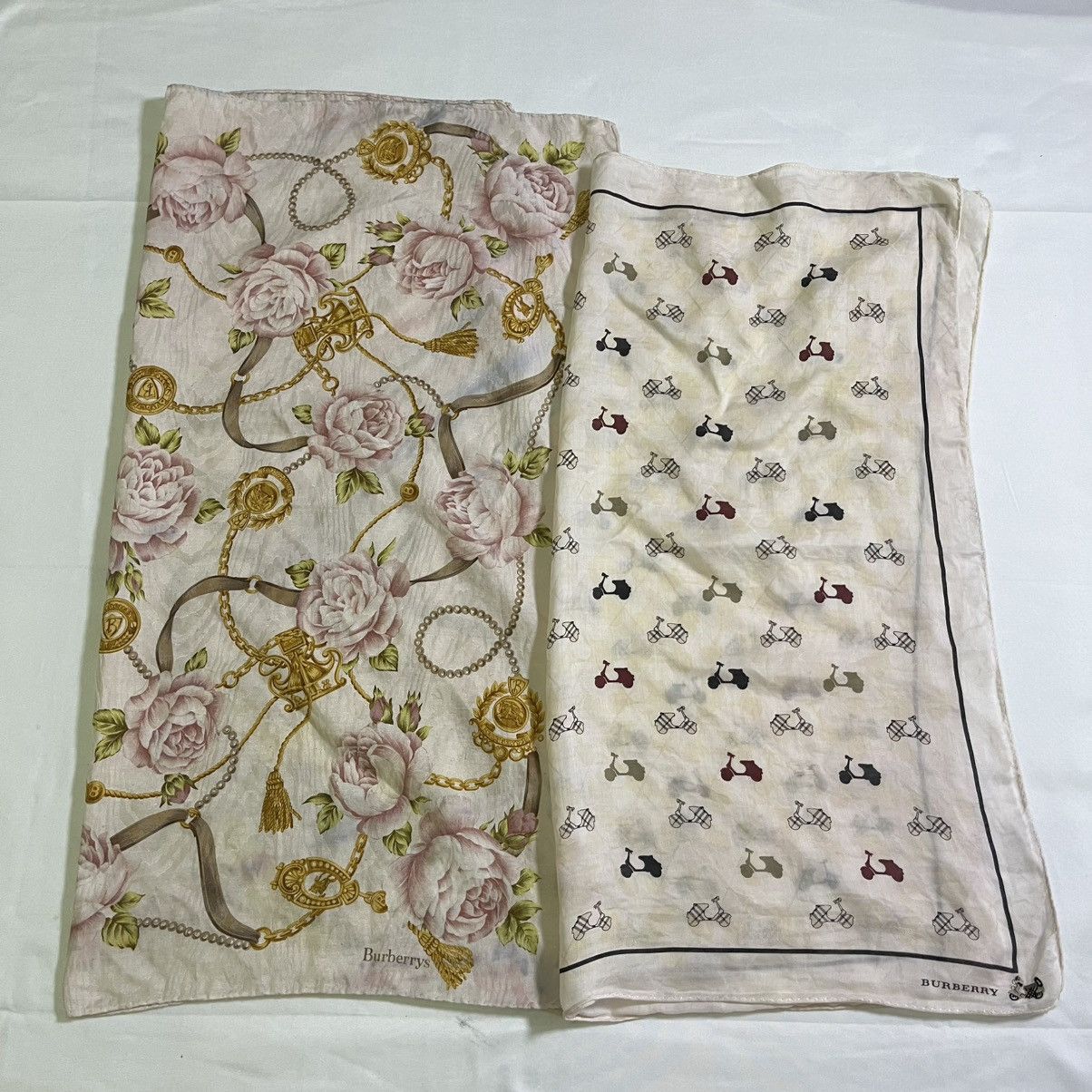 Burberry COMBO 2 PCS BURBERRY HANDKERCHIEF Size ONE SIZE - 1 Thumbnail