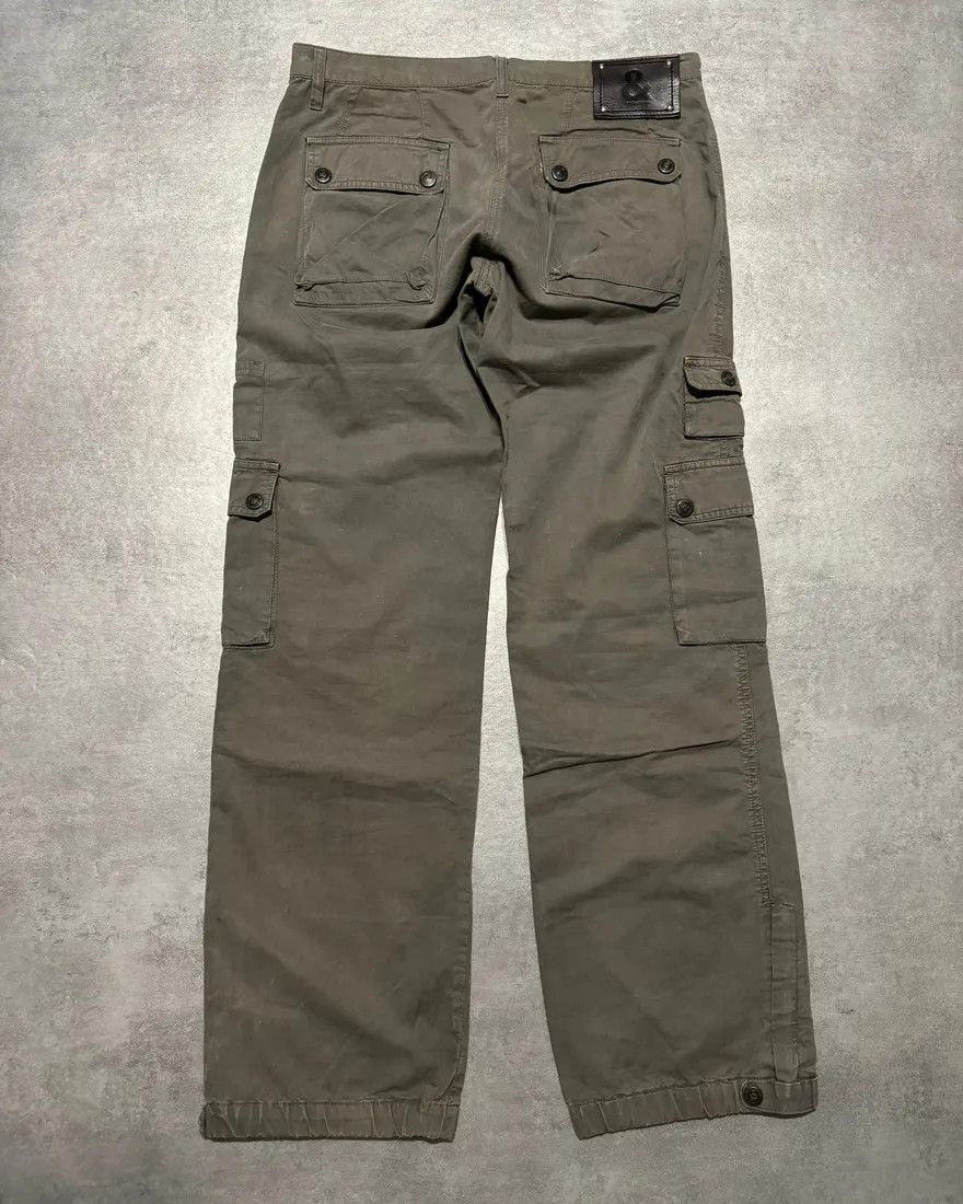 Dolce & Gabbana × Vintage AW2004 Dolce & Gabbana Faded Multi Pockets Cargo Pants Size US 32 / EU 48 - 2 Thumbnail