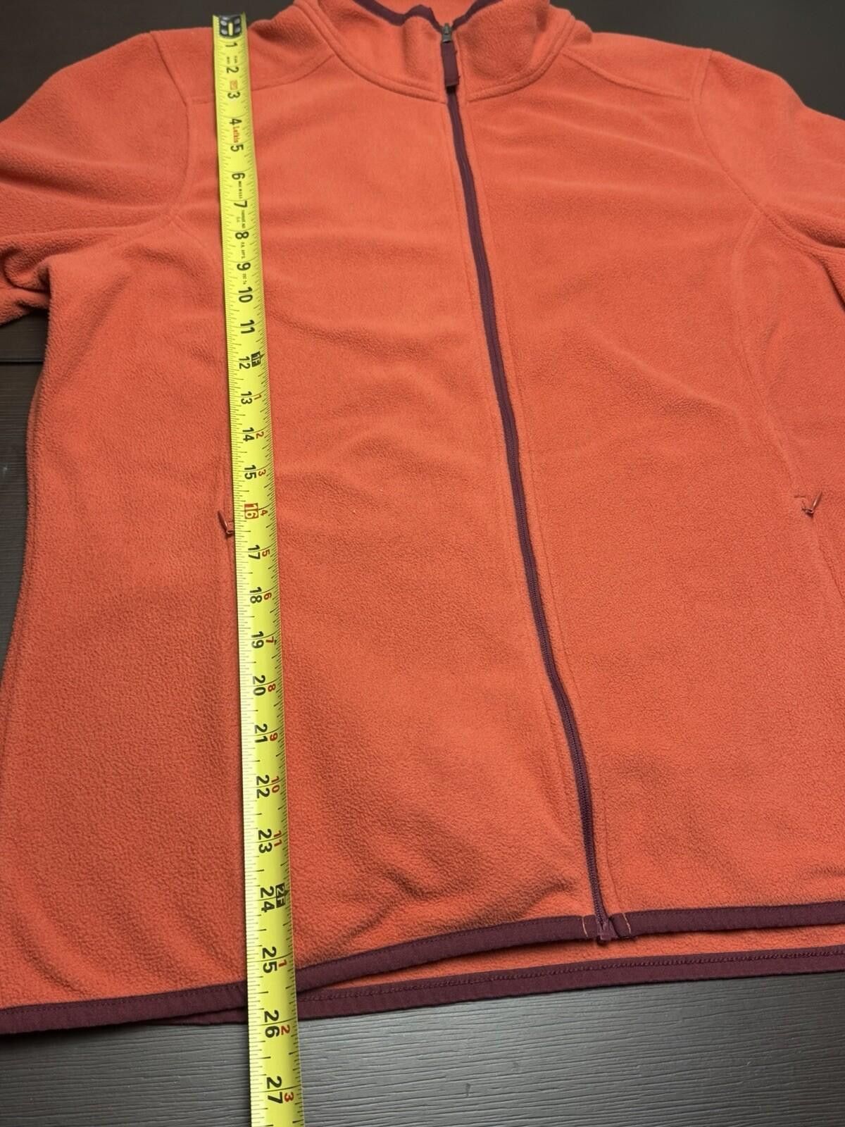 L.L. Bean LL Bean Sweatshirt Womens L Orange Pullover Full Zip Long Size L / US 10 / IT 46 - 3 Thumbnail