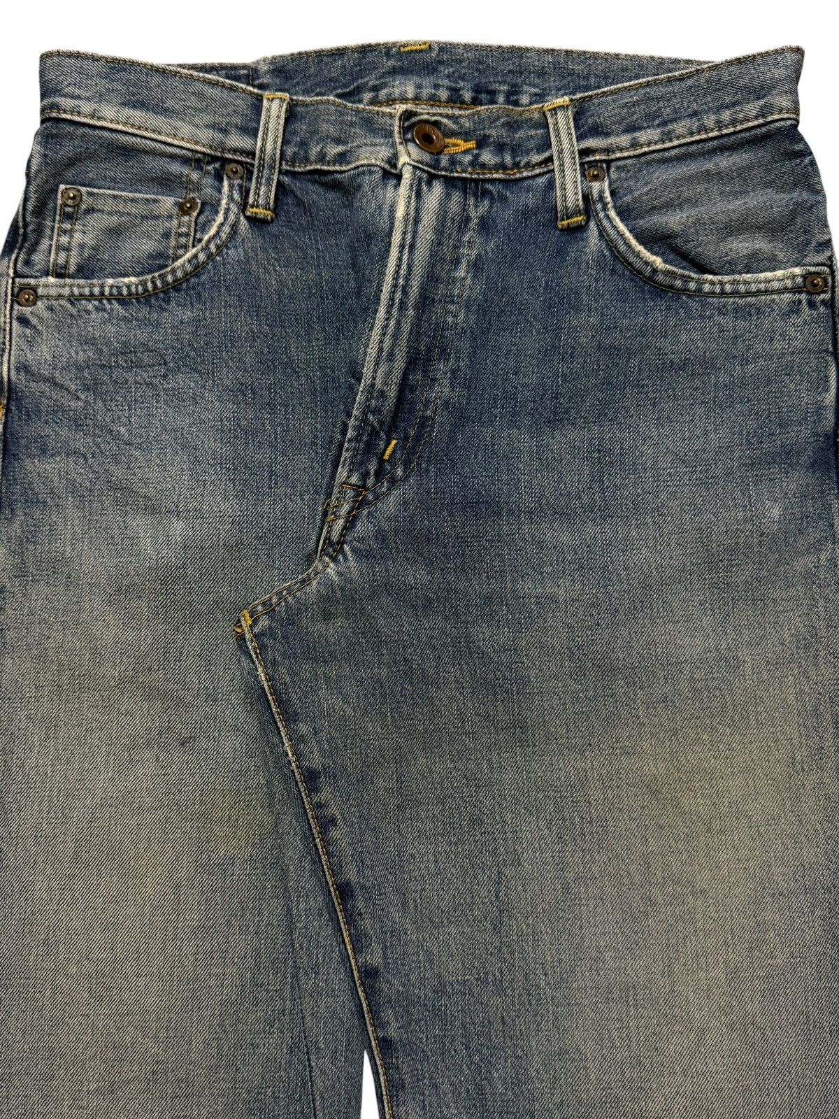 Edwin Vintage 90s Edwin 505xx Selvedge Blue Faded Regular Straight Size US 30 / EU 46 - 3 Thumbnail