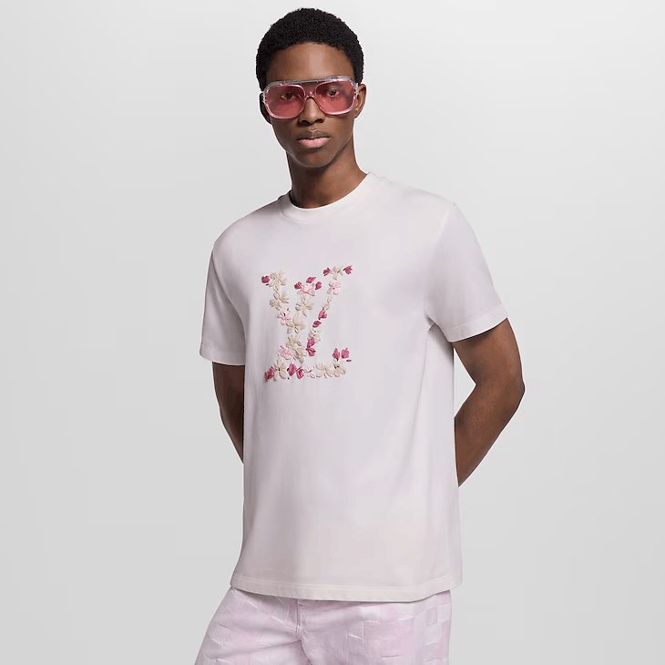 Louis Vuitton Embroidered T-Shirt Size US L / EU 52-54 / 3 - 2 Thumbnail