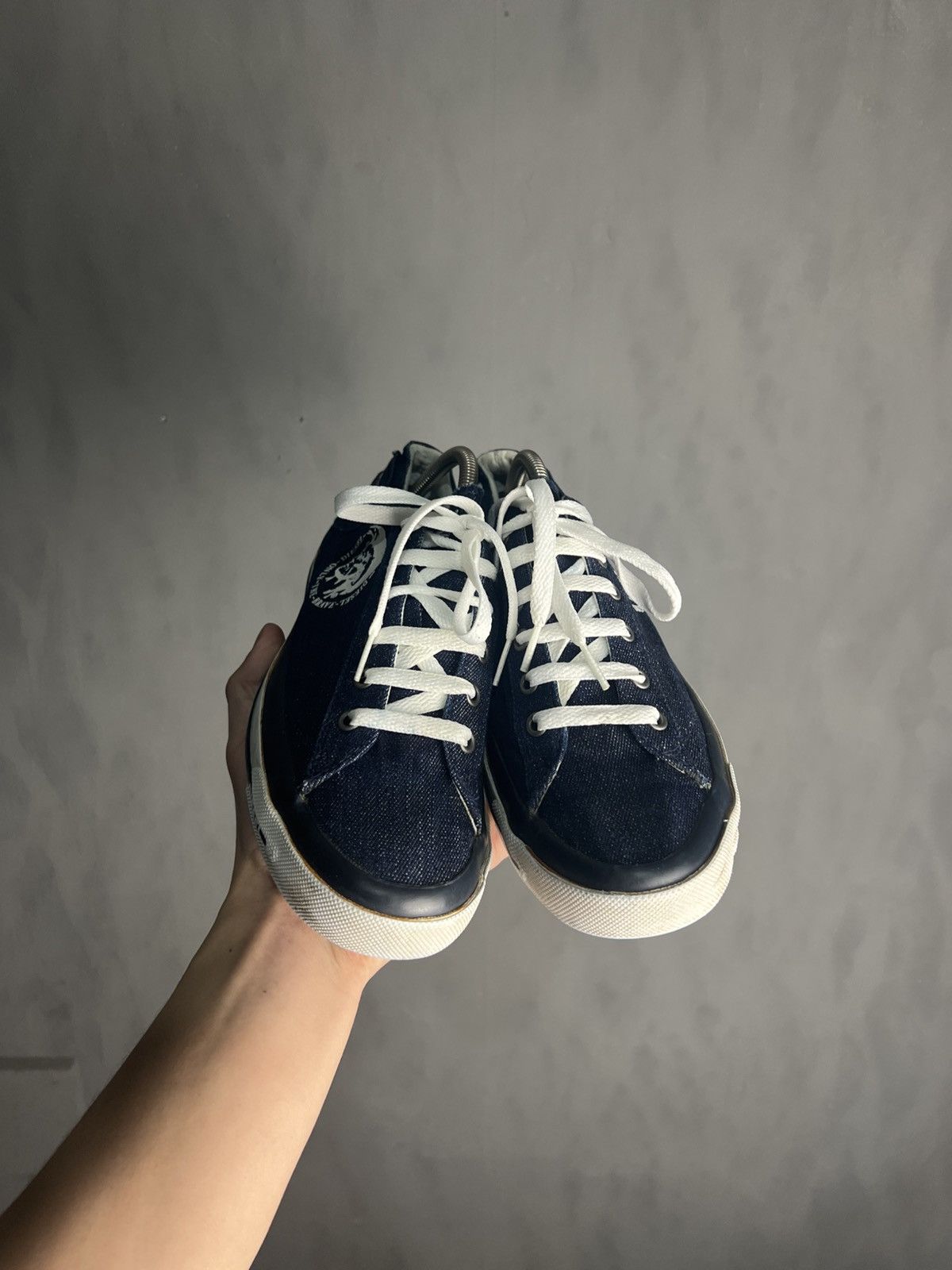 Diesel Vintage Diesel Denim Low Top Sneakers Size US 10 / EU 43 - 5 Thumbnail